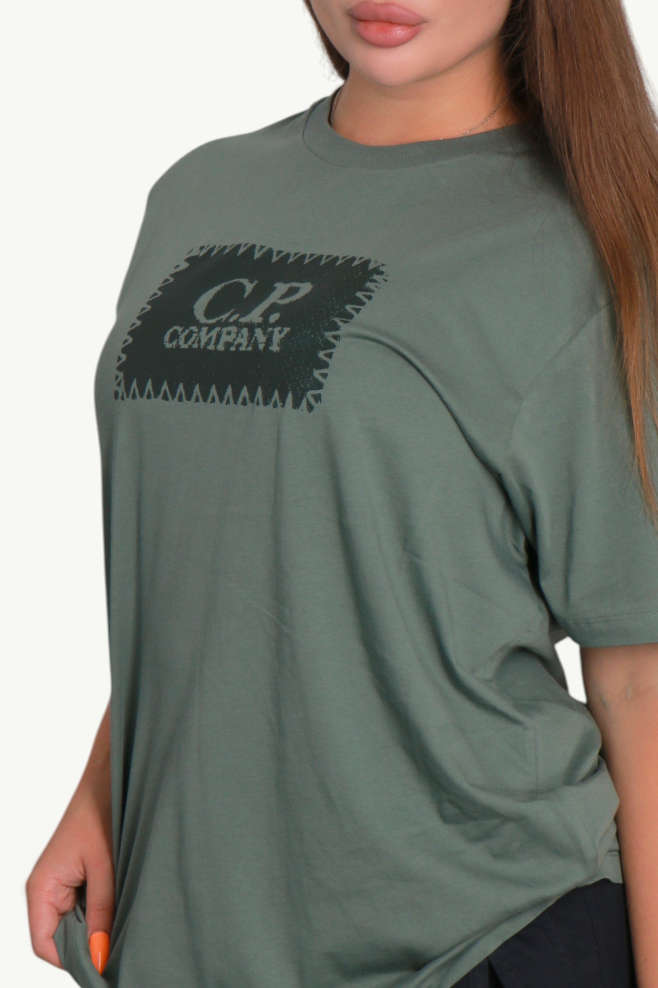 cp-company-30-1-jersey-short-sleeve-logo-label-t-shirt-laurel-wreath-green-20cmts723a005100w668-8 C.P. Company 30/1 Jersey Short Sleeve Logo Label T-Shirt Laurel Wreath – Green 20CMTS723A-005100W-668