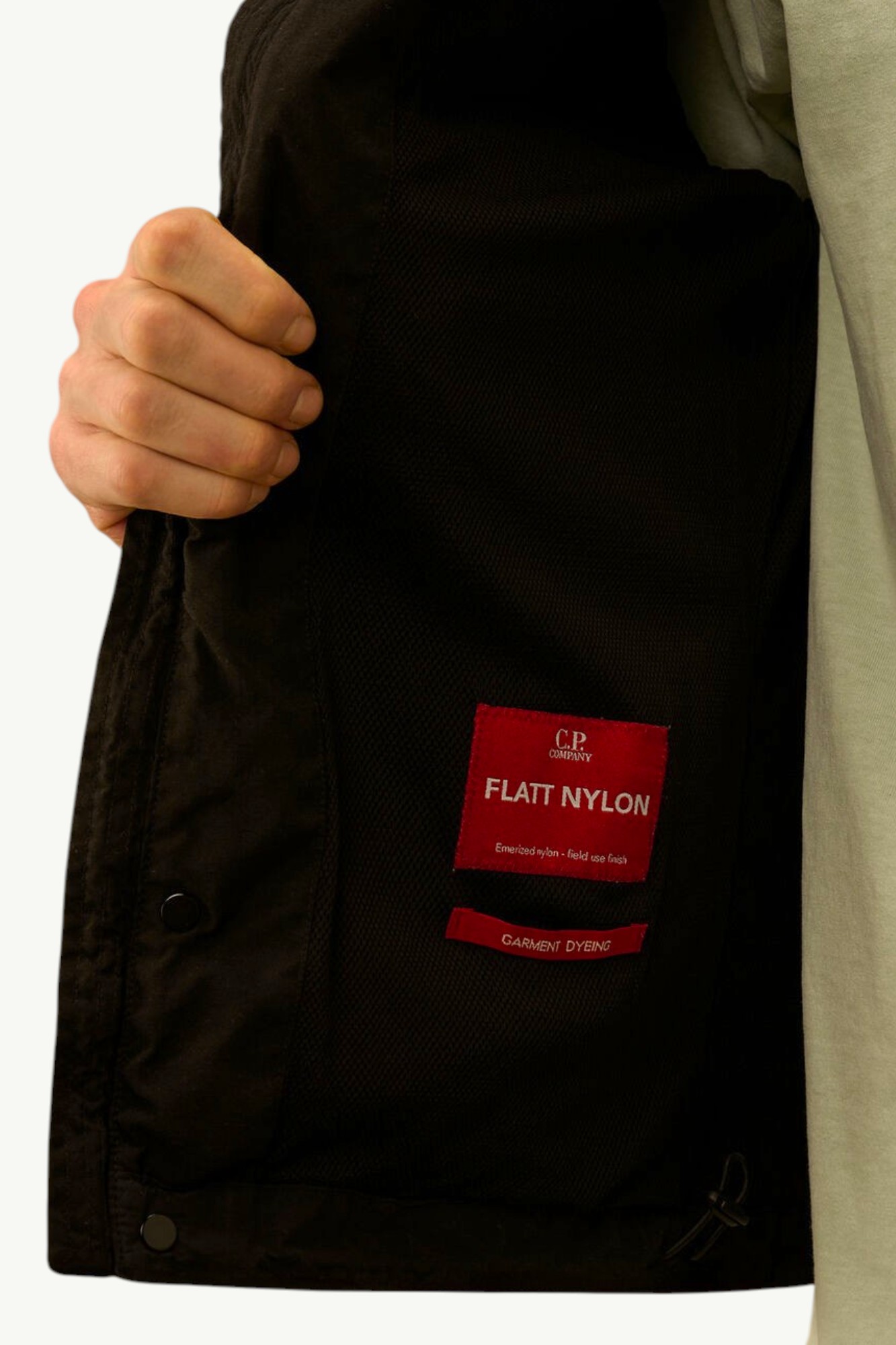 cp-company-flatt-nylon-mixed-goggle-overshirt-black-20cmos017a005991g999-8 C.P. Company Flatt Nylon Mixed Goggle Overshirt Black 20CMOS017A-005991G-999