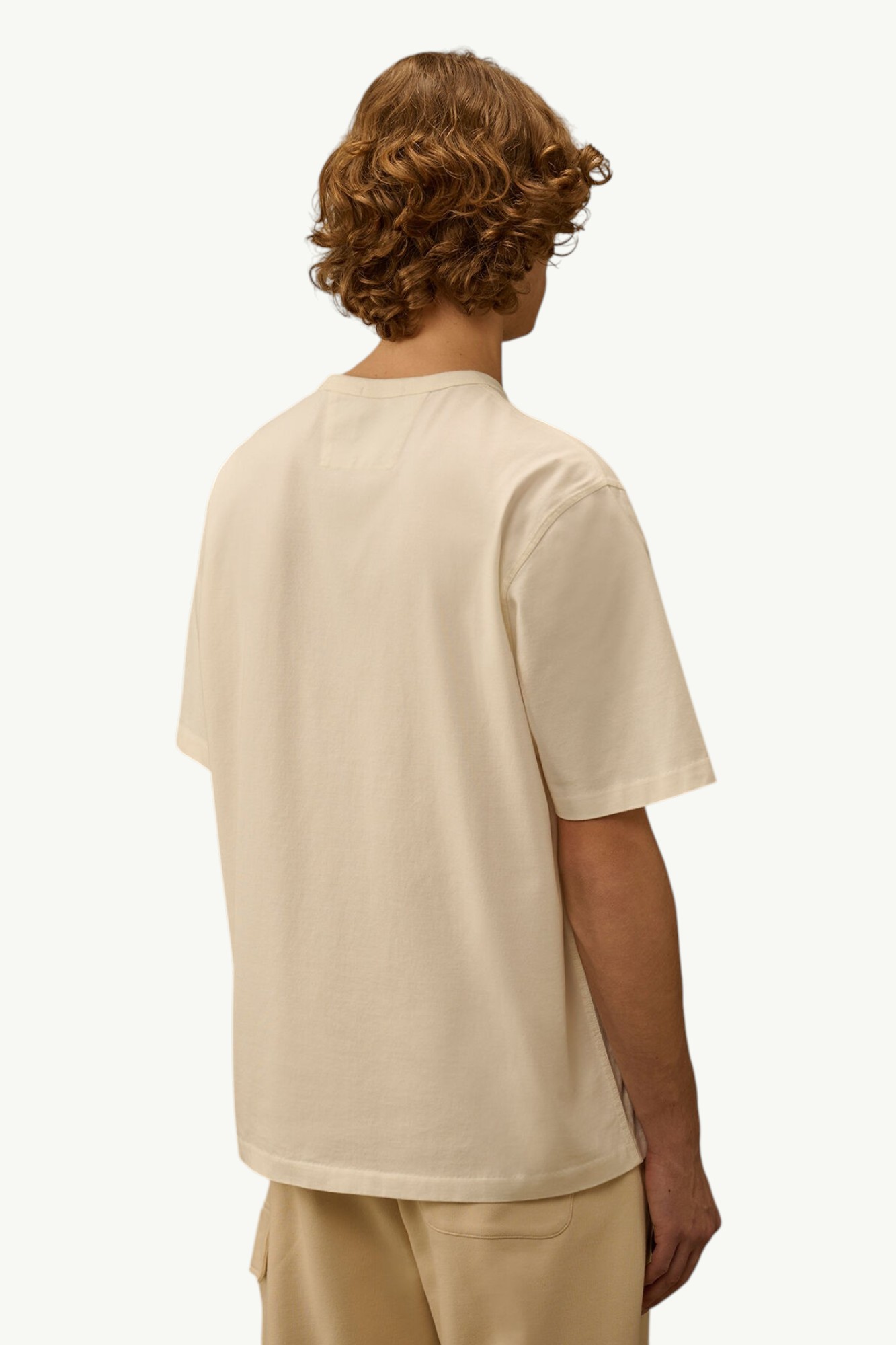 cp-company-mercerized-jersey-30-2-twisted-short-sleeve-logo-t-shirt-gauze-white-20cmts120a110580w103-3 C.P. Company Mercerized Jersey 30/2 Twisted Short Sleeve Logo T-Shirt Gauze White 20CMTS120A110580W103