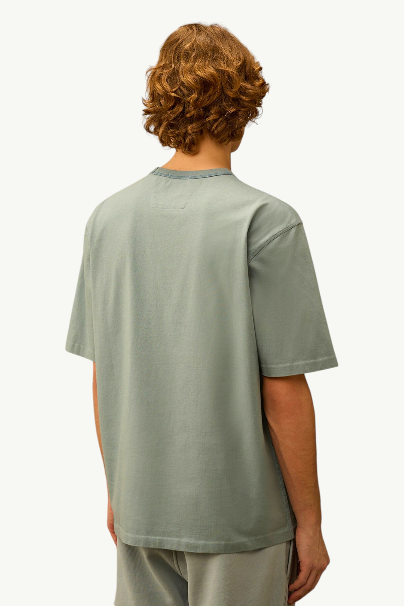 cp-company-mercerized-jersey-30-2-twisted-short-sleeve-logo-t-shirt-silver-blue-20cmts120a110580w809-3 C.P. Company Mercerized Jersey 30/2 Twisted Short Sleeve Logo T-Shirt Silver Blue 20CMTS120A110580W809