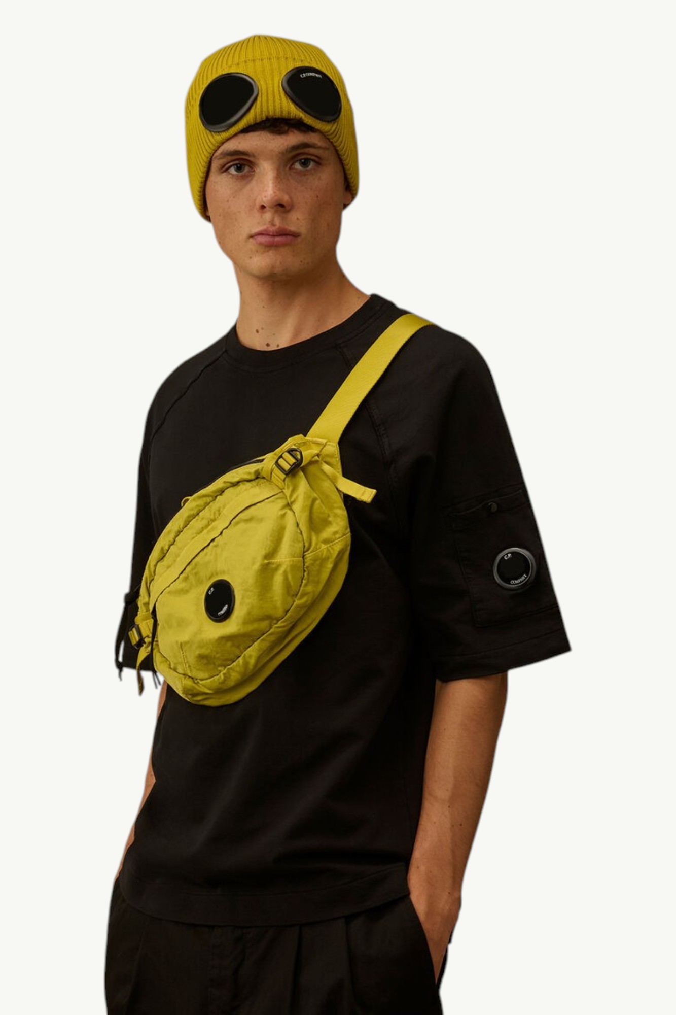 cp-company-nylon-b-waistbag-antique-moss-yellow-20cmac734a005269g246-2 C.P. Company Nylon B Waistbag Antique Moss / Yellow 20CMAC734A-005269G-246