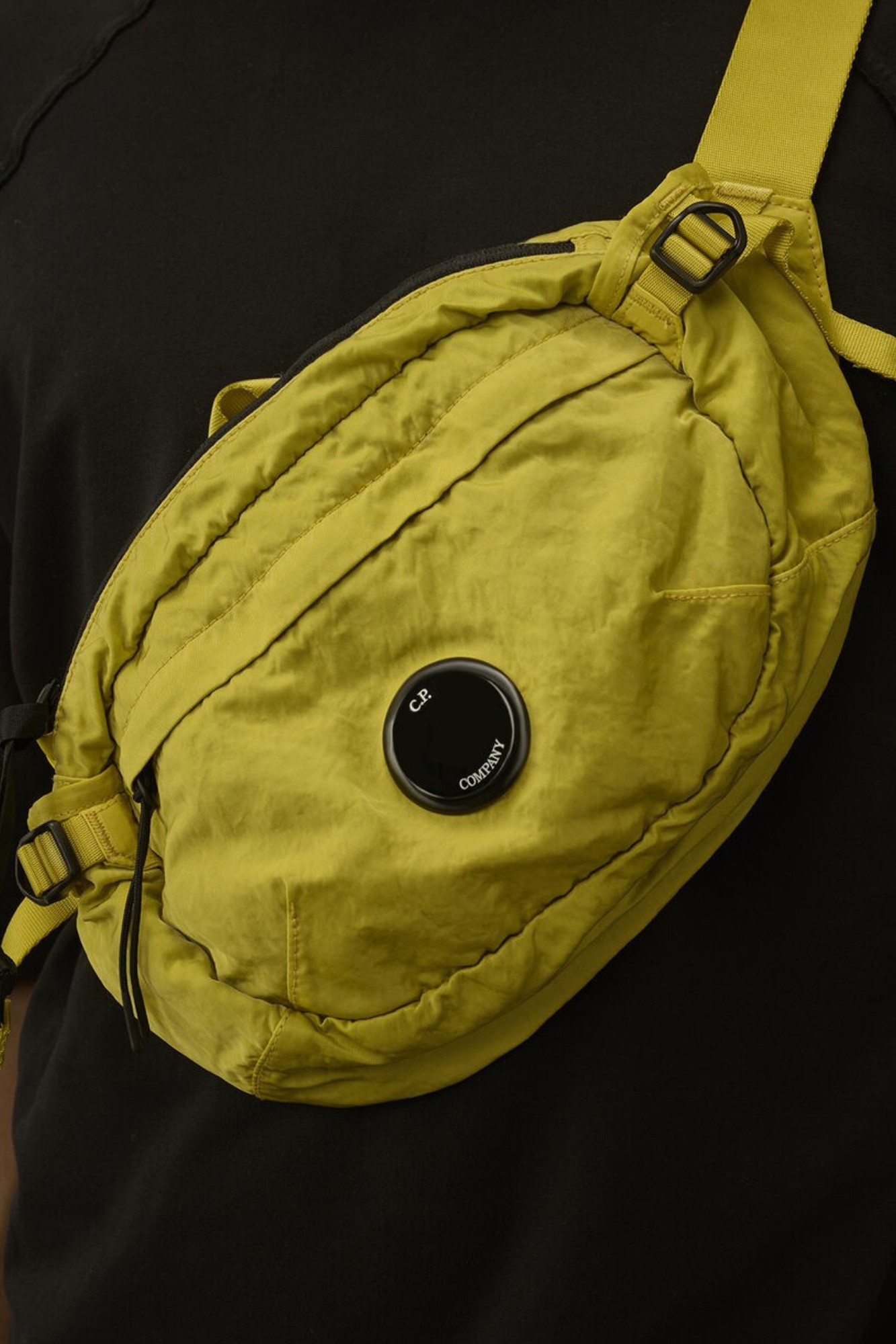 cp-company-nylon-b-waistbag-antique-moss-yellow-20cmac734a005269g246-3 C.P. Company Nylon B Waistbag Antique Moss / Yellow 20CMAC734A-005269G-246