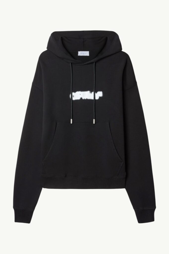 Off-White Spray Arrow Skate Hoodie Black - 44MBB085G5F00B1001