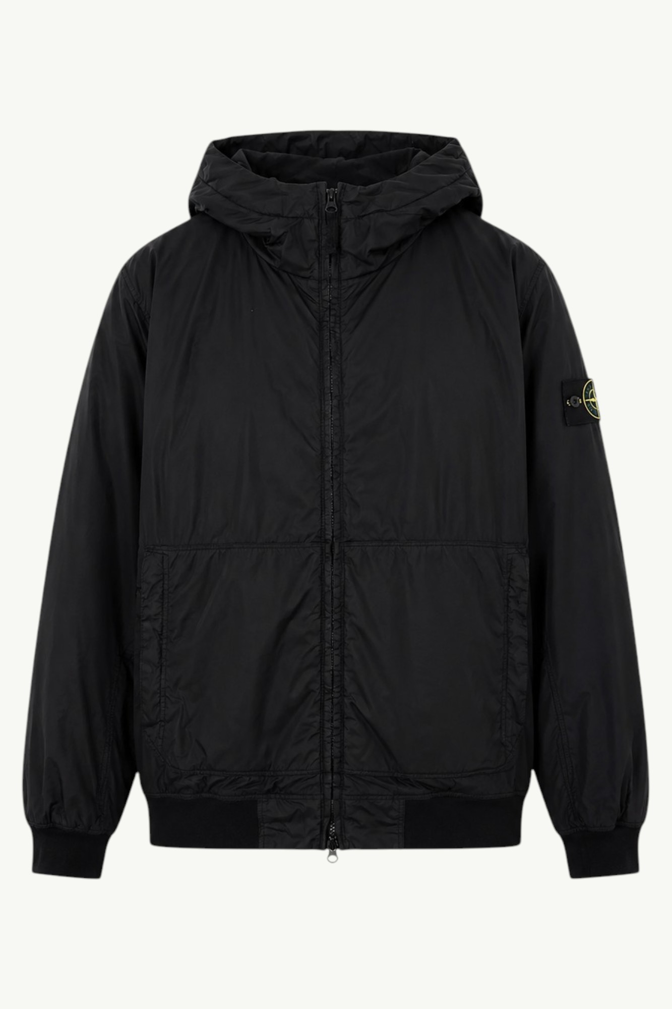 Stone Island 4100013 Crinkle Reps NY PrimaLoft® Hooded Jacket Black – K2S154100013-S0A23-V0029