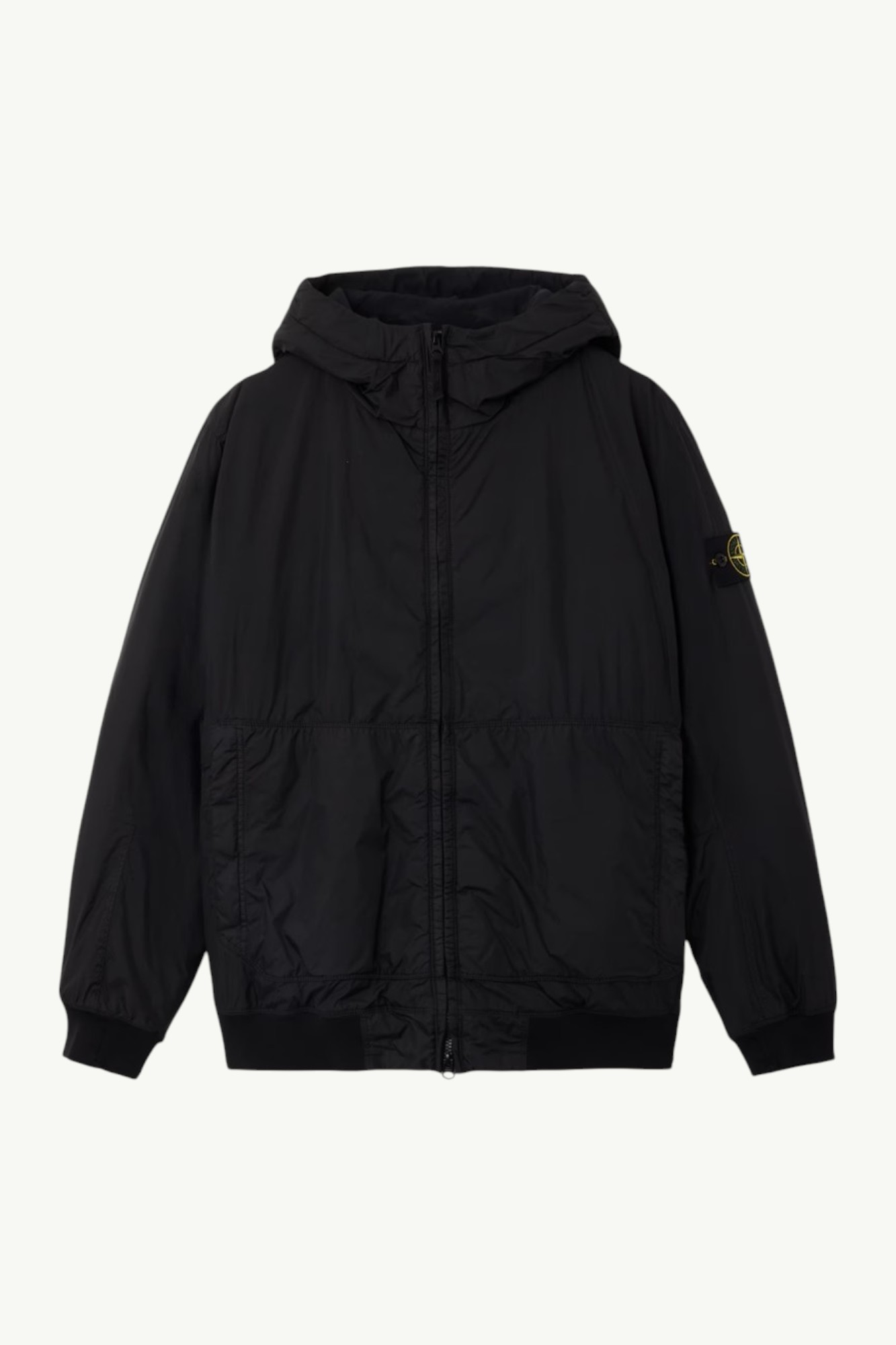 Stone Island 4100013 Crinkle Reps NY PrimaLoft® Hooded Jacket Black – K2S154100013-S0A23-V0029