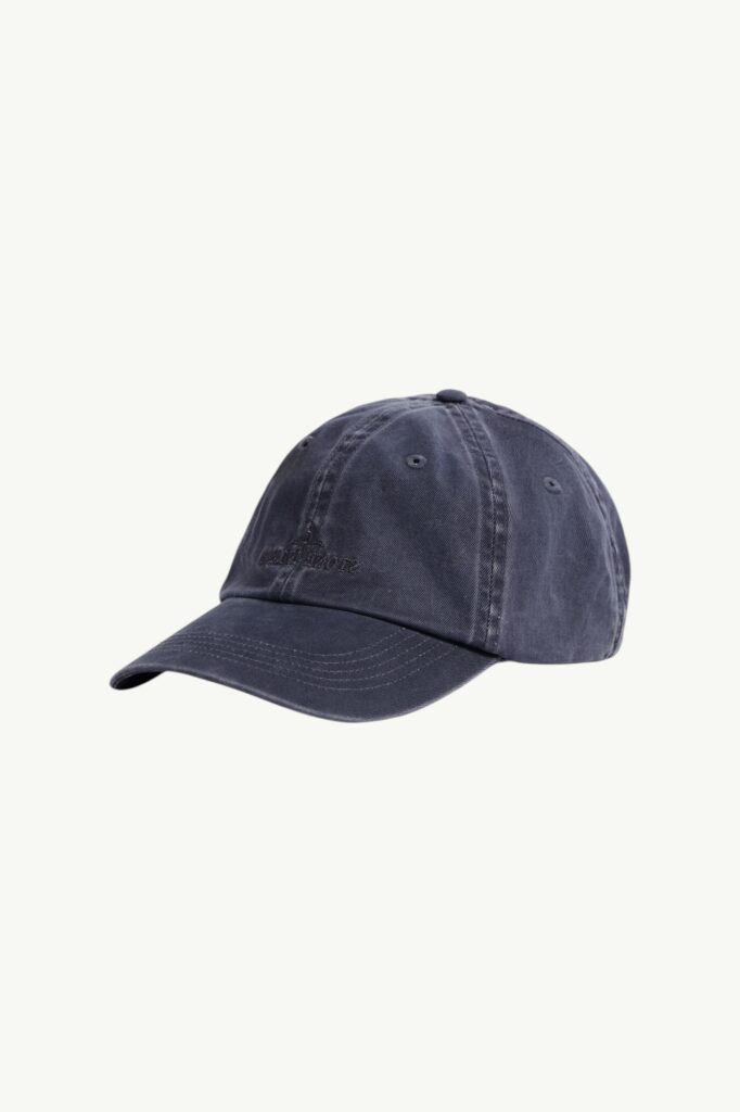 Stone Island Brushed Cotton Gabardine Baseball Cap Blue Grey L1S159100002S0106V002D