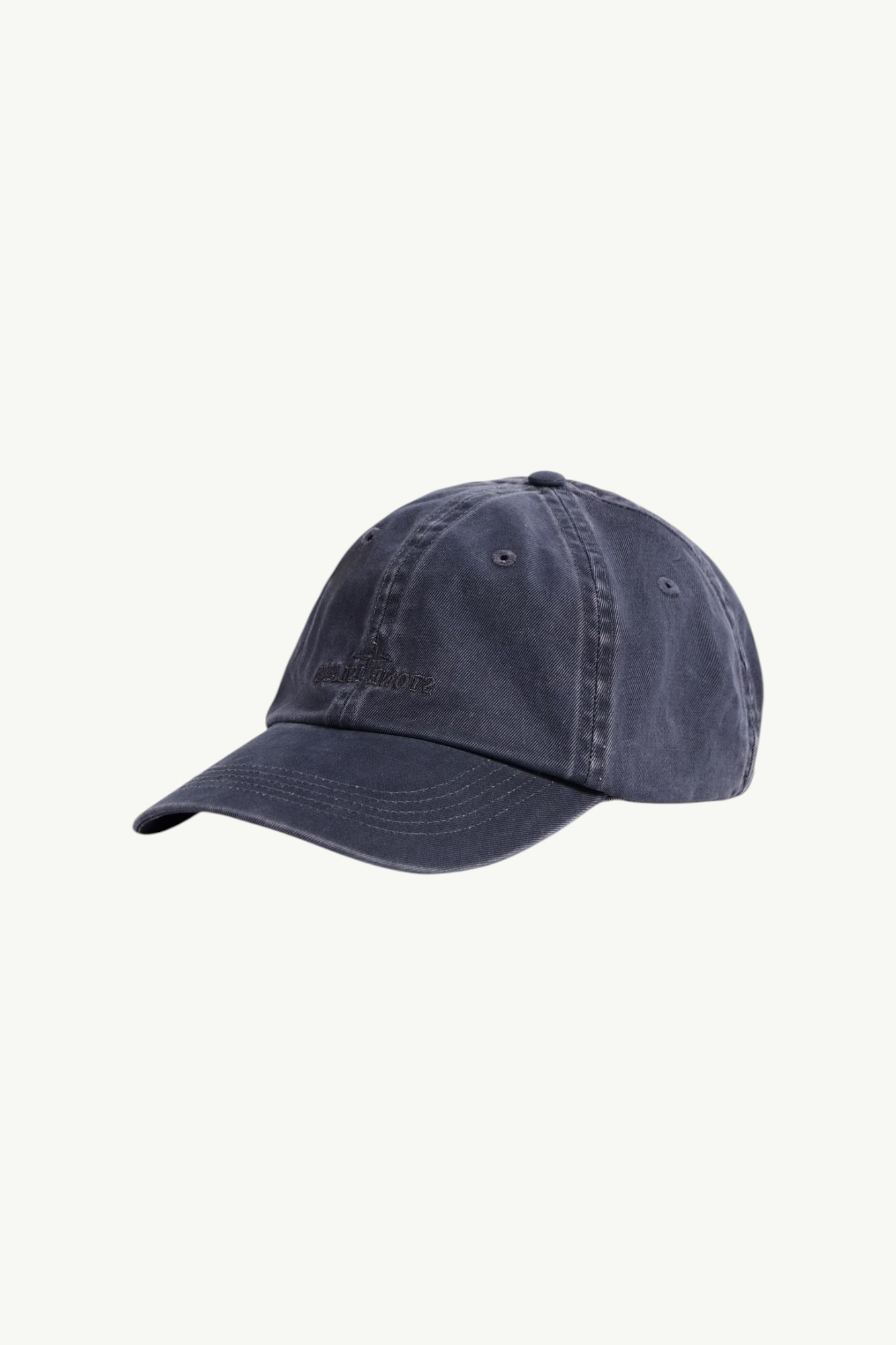 Stone Island Brushed Cotton Gabardine Baseball Cap Blue Grey L1S159100002S0106V002D