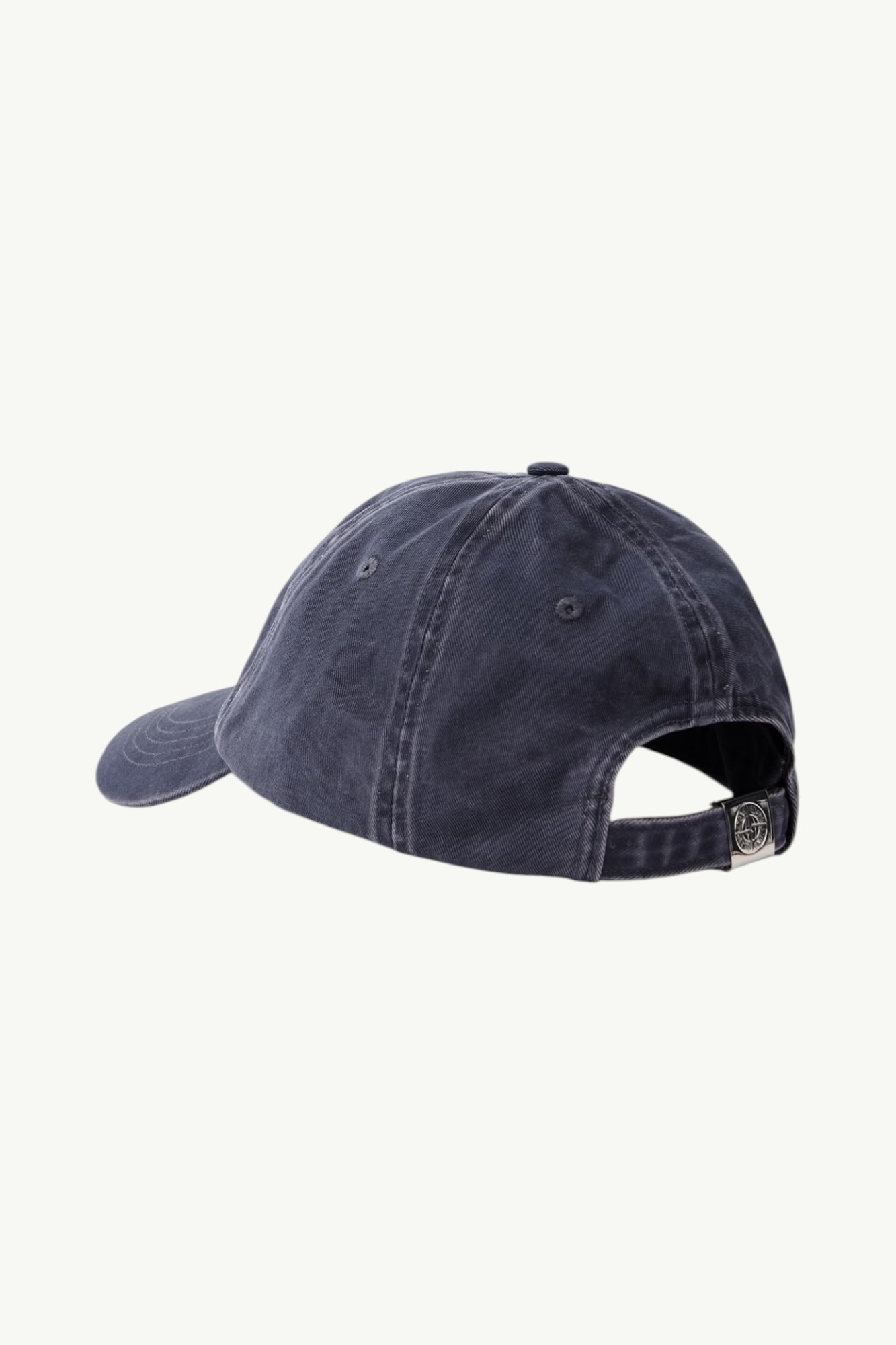 stone-island-brushed-cotton-gabardine-logo-cap-blu-grigio-l1s159100002s0106v002d-2 Stone Island Brushed Cotton Gabardine Baseball Cap Blue Grey L1S159100002S0106V002D