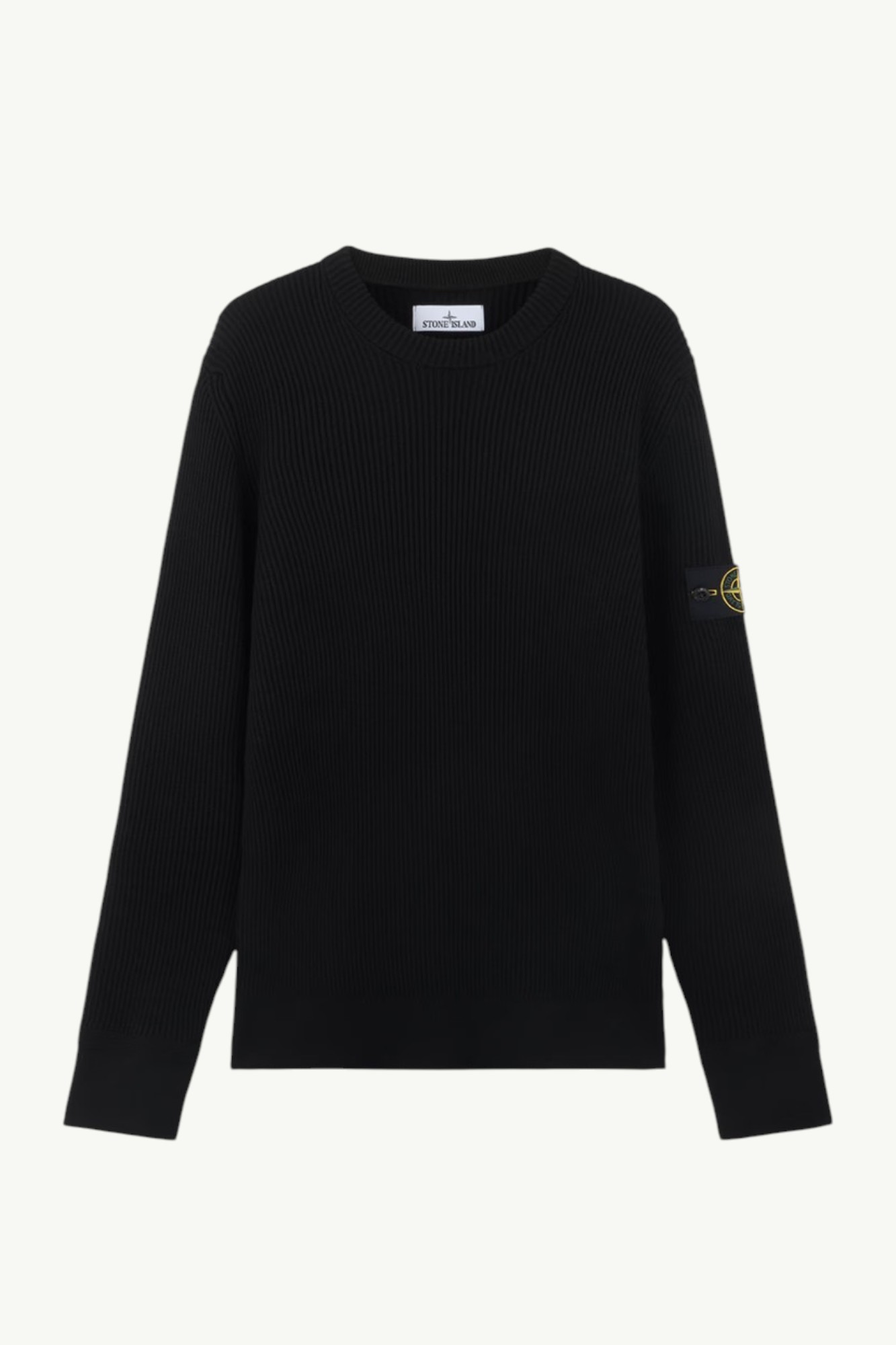 Stone Island Full Rib RWS Wool Sweater Black – 8115553С2-V0029