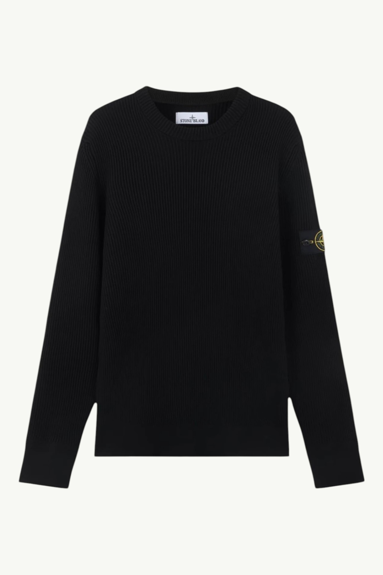 Stone Island Full Rib RWS Wool Sweater Black – 8115553С2-V0029