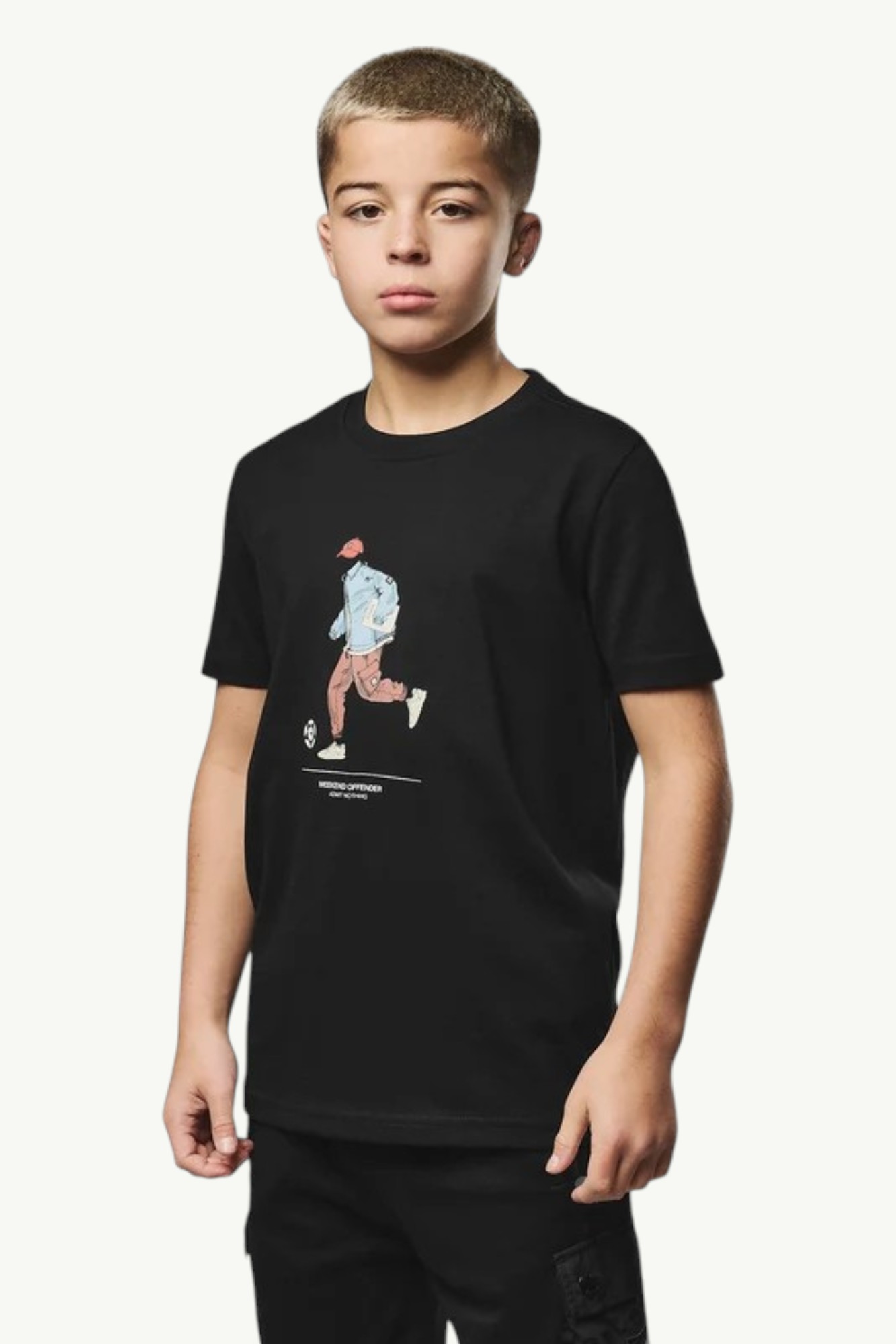 weekend-kids-biskra-graphic-t-shirt-black-2 Футболка Weekend Kids Biskra Graphic T-Shirt Black - KIDSPT1B14