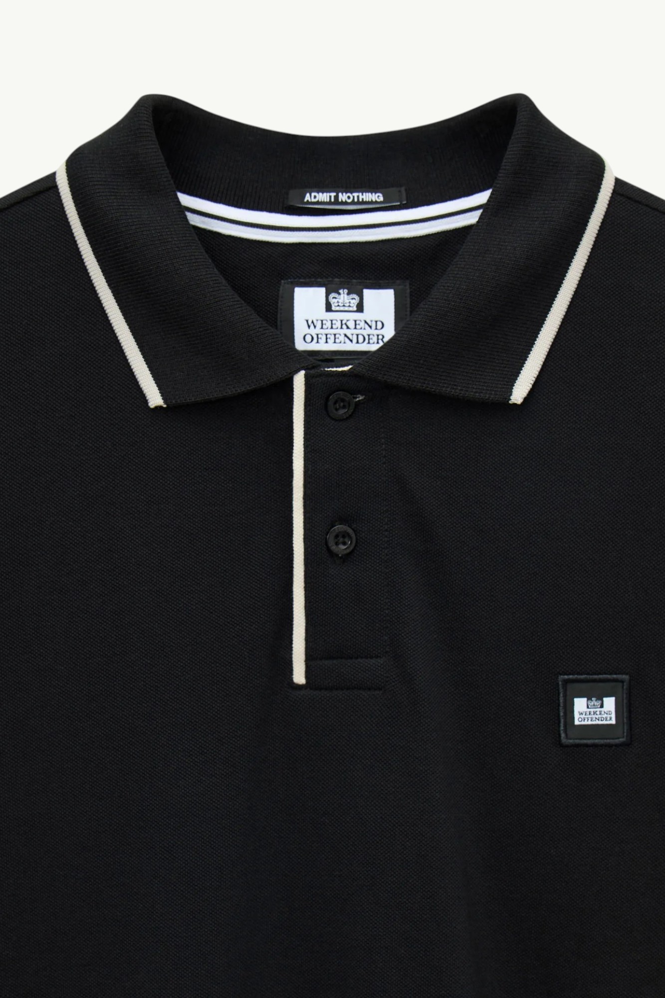 weekend-offender-cadwell-polo-shirt-black-calcium-po3b02-12 Weekend Offender Cadwell Polo Shirt Black/Calcium PO3B02