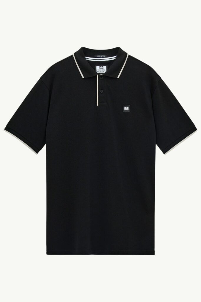 Weekend Offender Cadwell Polo Shirt Black/Calcium PO3B02