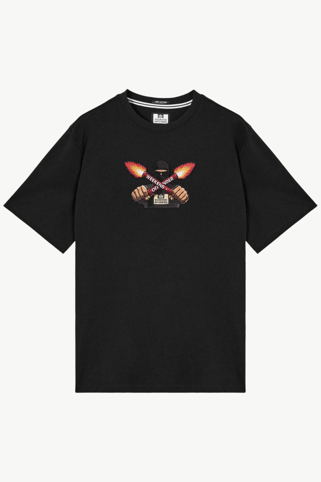 Weekend Offender Fulgar Graphic T-Shirt Black - PT3B03
