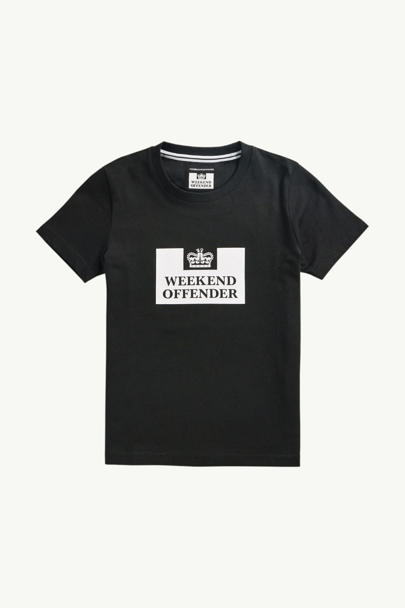 Футболка Weekend Offender Kids Prison Classic T-Shirt Black -KIDSWOTS100