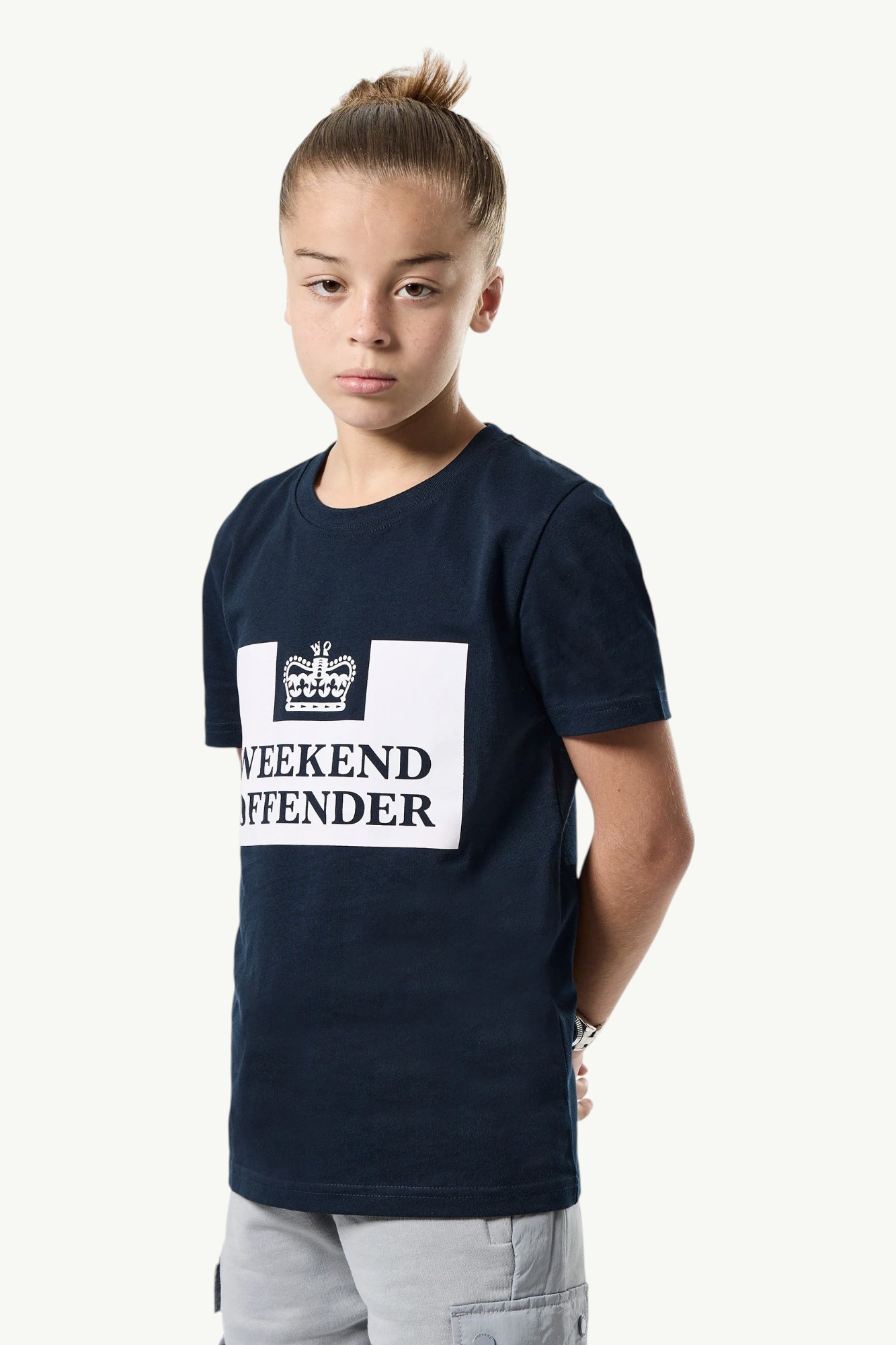 weekend-offender-kids-prison-classic-t-shirt-navy-kidswots100-2 Футболка Weekend Offender Kids Prison Classic T-Shirt Navy - KIDSWOTS100
