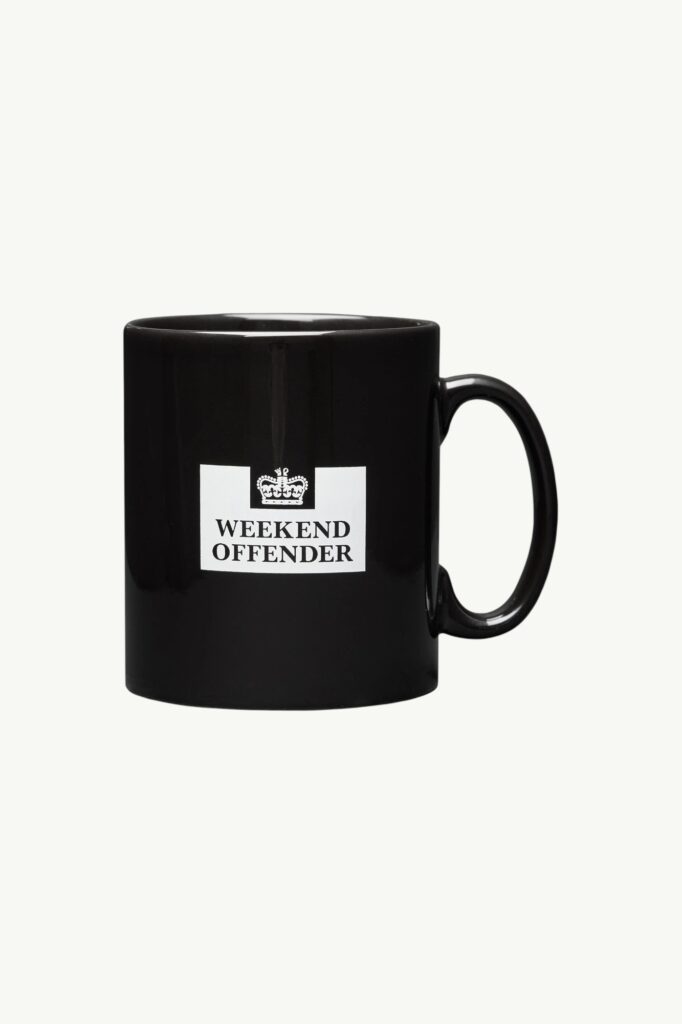 Weekend Offender Prison Mug Black - MUG13-BLACK