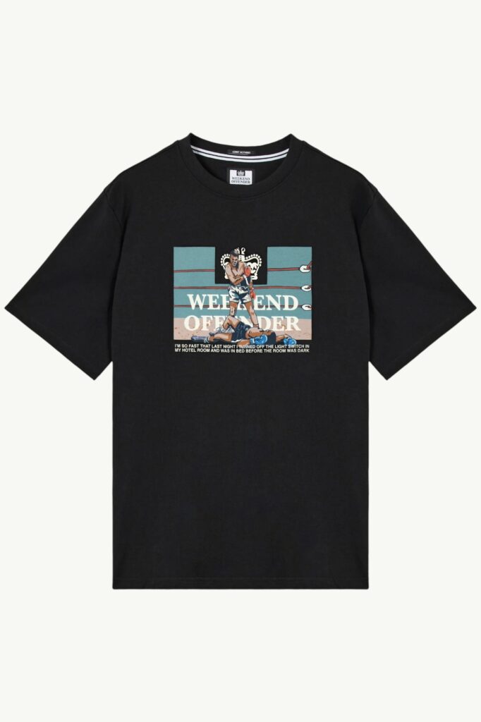 Weekend Offender Summus Graphic T-Shirt Black - PT3B16