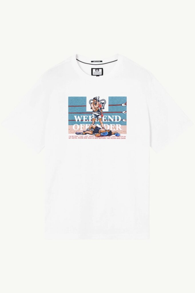 Weekend Offender Summus Graphic T-Shirt White - PT3B16