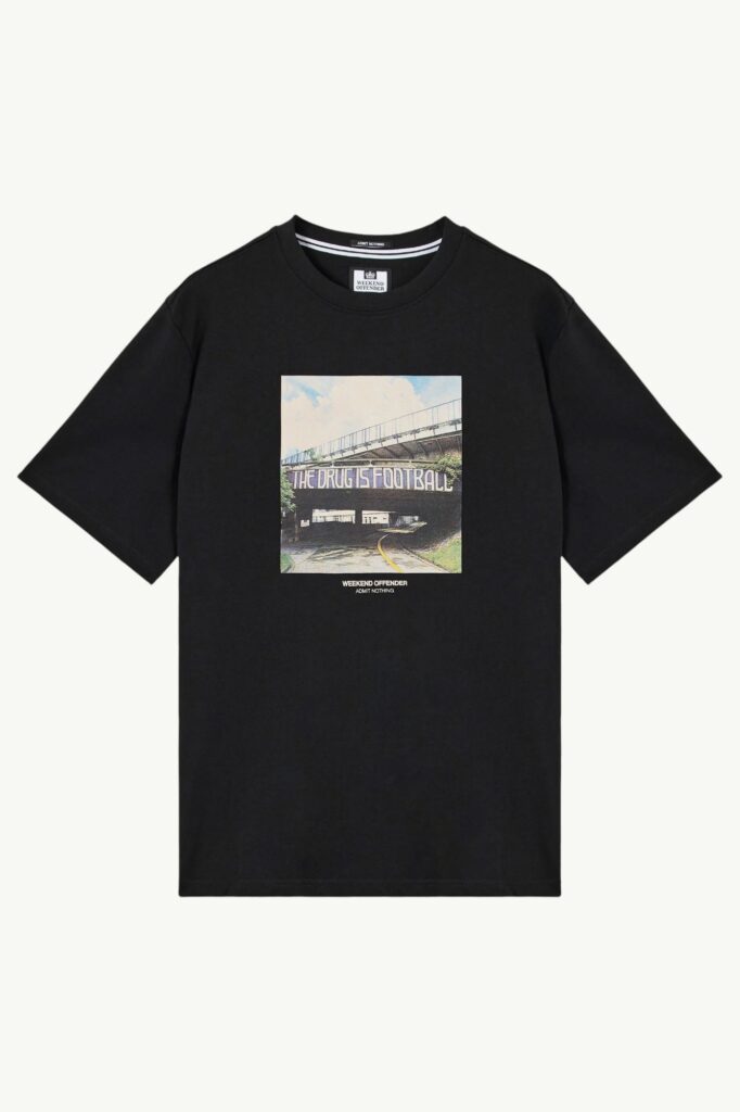 Weekend Offender The Drug Graphic T-Shirt Black - PT3B05