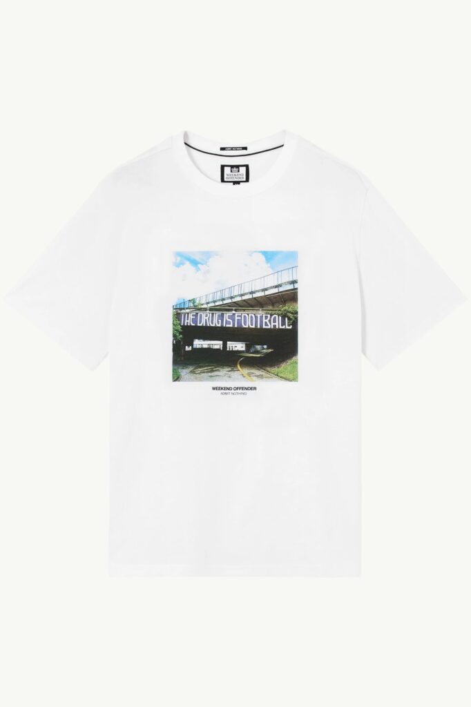 Weekend Offender The Drug Graphic T-Shirt White - PT3B05