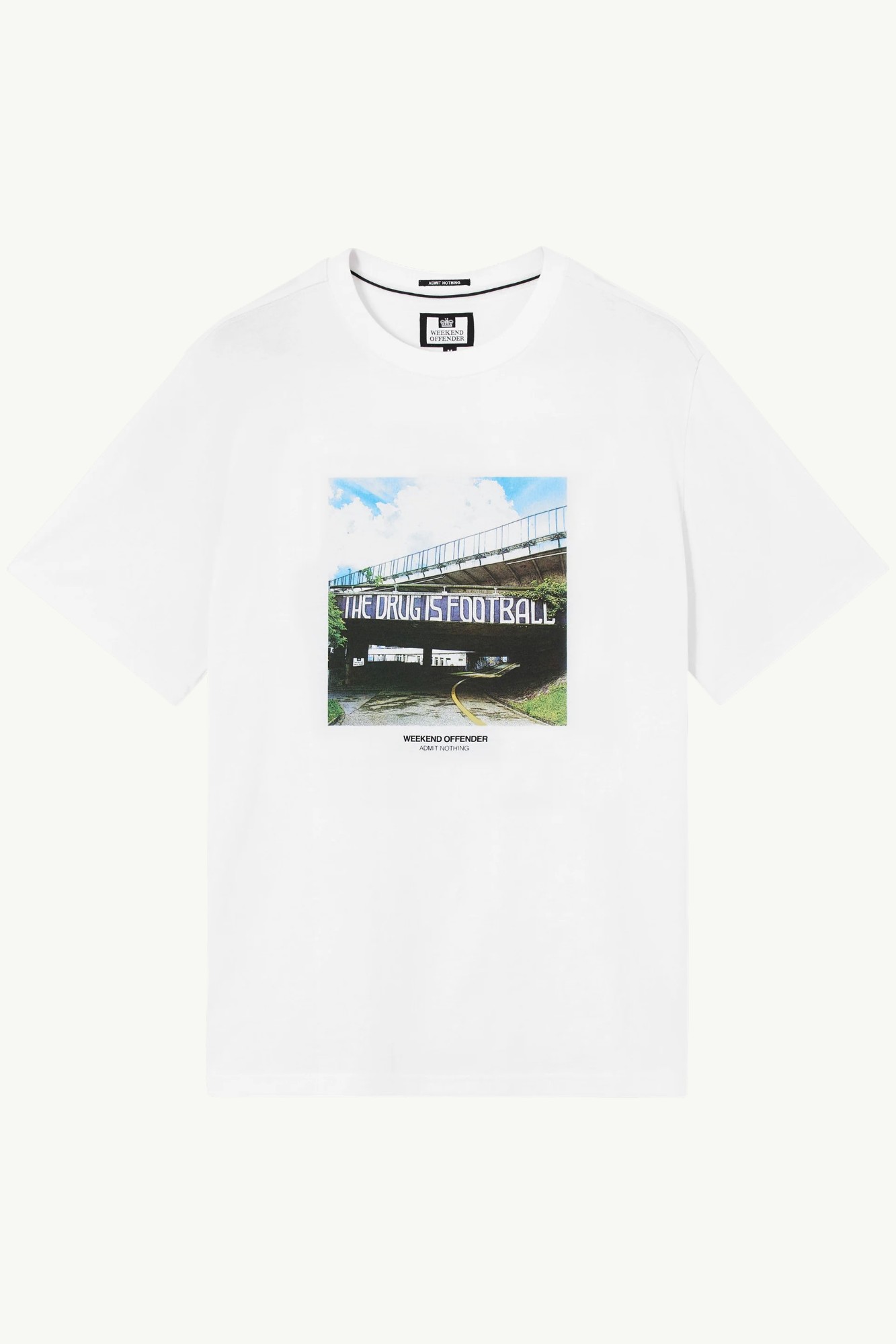 Weekend Offender The Drug Graphic T-Shirt White - PT3B05