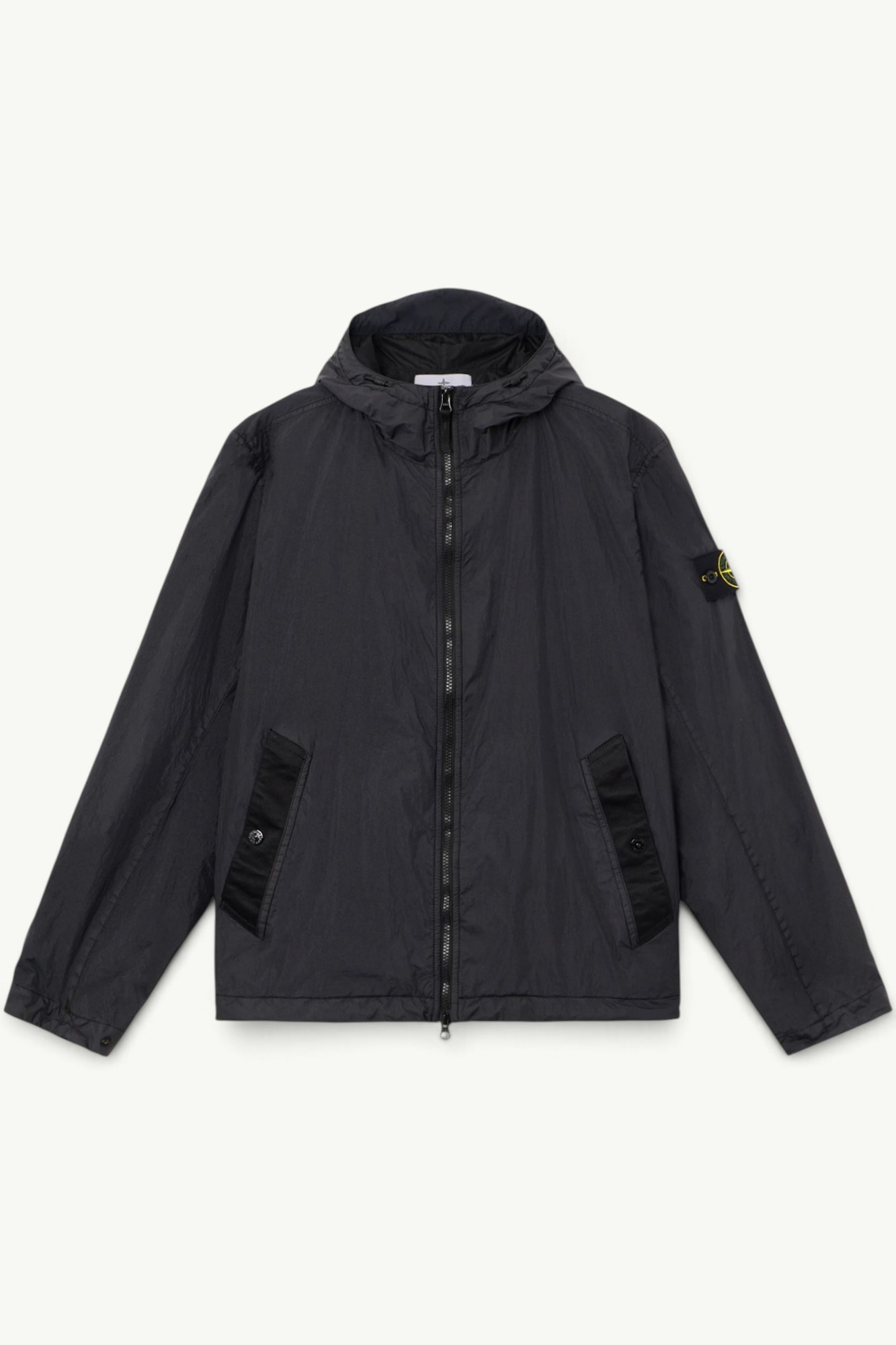 Stone Island 4100001 Crinkle Reps Nylon Jacket Black – L2S154100001-S0A23-V0029