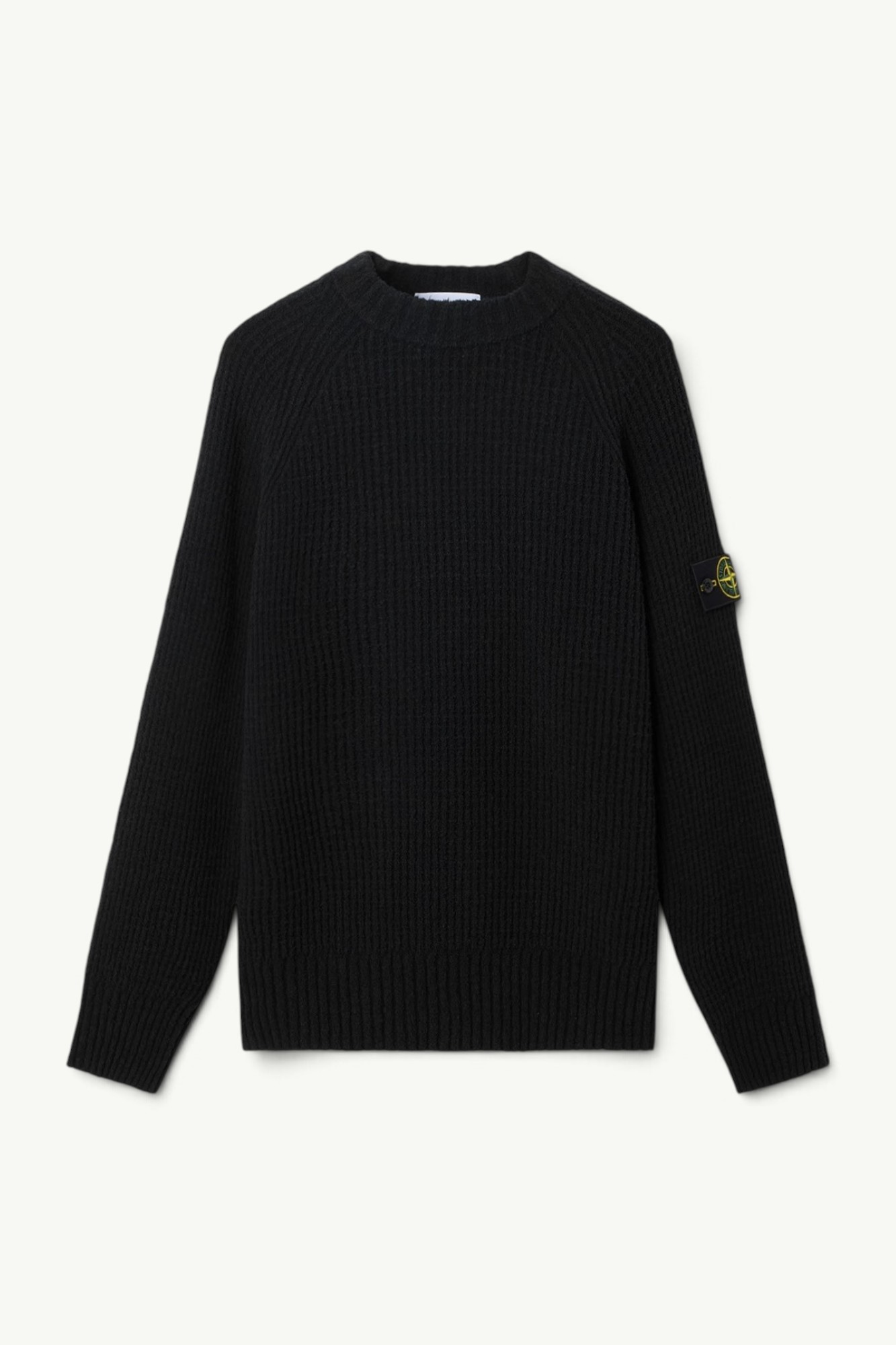 Stone Island Full Rib Cotton Boucle Sweater Black – L2S155100001-S0N17-V0029