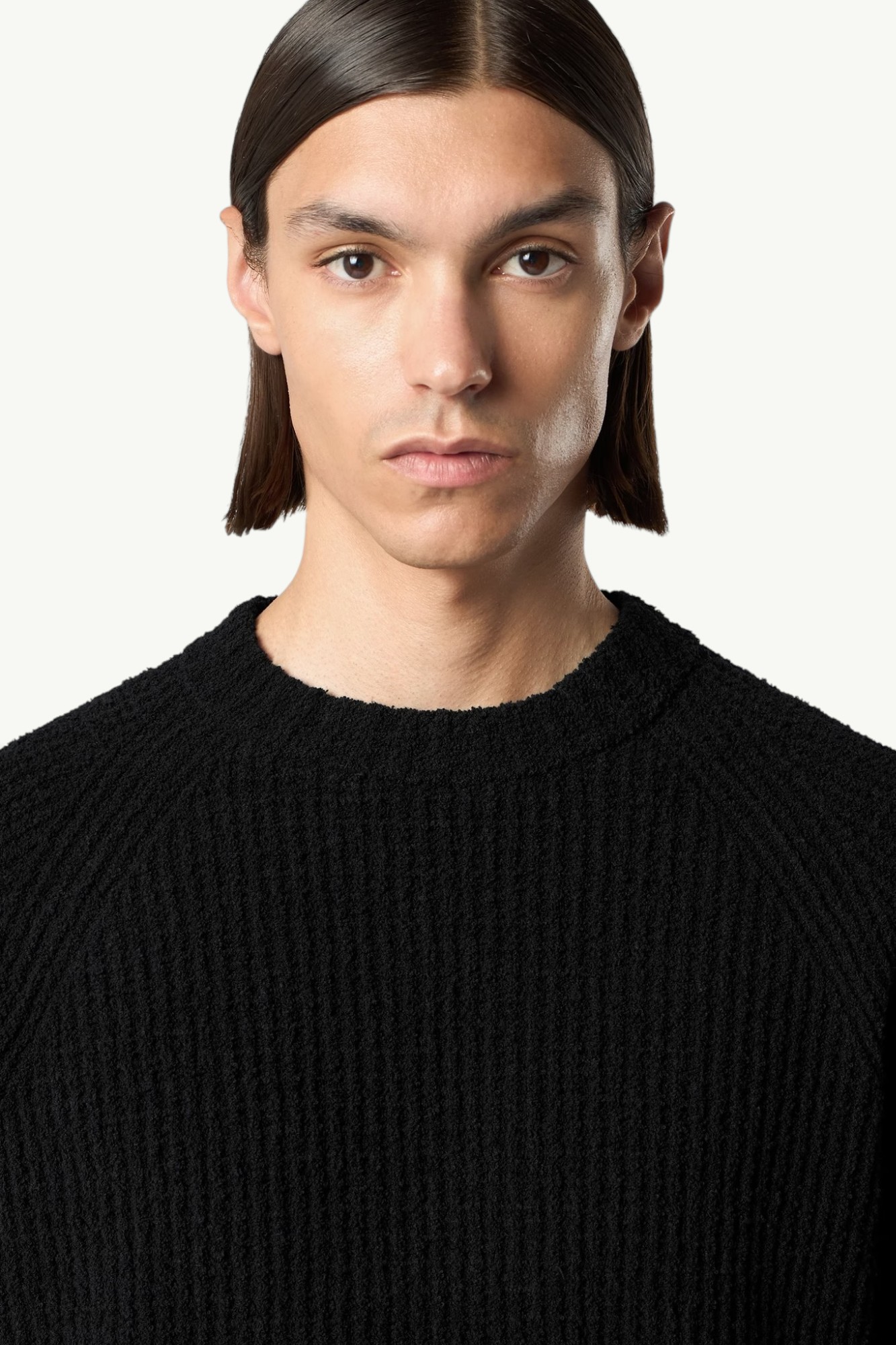 stone-island-full-rib-cotton-boucle-sweater-black-l2s155100001s0n17v0029-5 Stone Island Full Rib Cotton Boucle Sweater Black – L2S155100001-S0N17-V0029