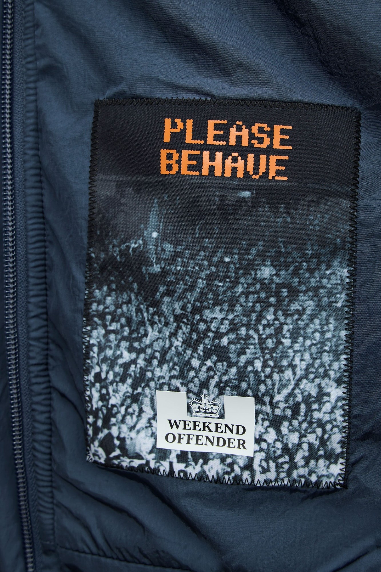 Weekend Offender Technician Fleece Lined Jacket Lagoon Blue - JK3A01-LAGOON
