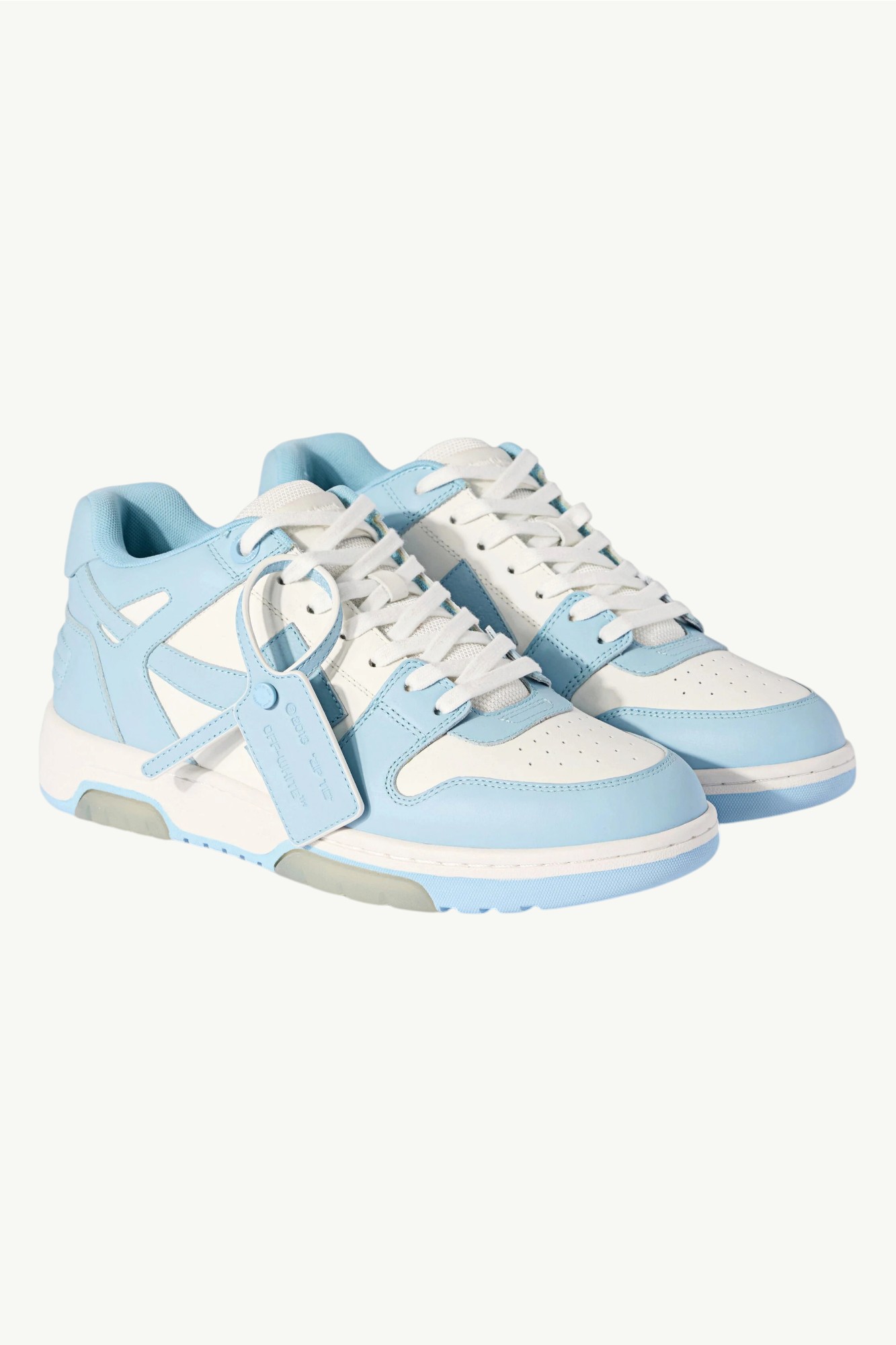 Off-White Out Of Office Sneakers Light Blue - OMIA189C99LEA0070140