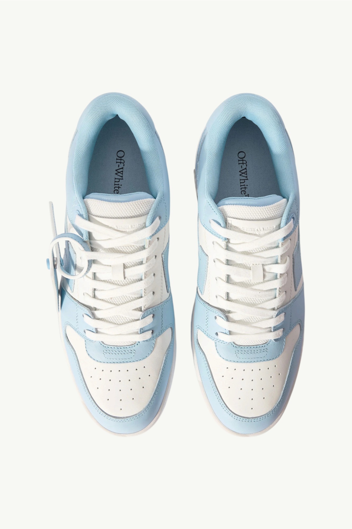 Off-White Out Of Office Sneakers Light Blue - OMIA189C99LEA0070140