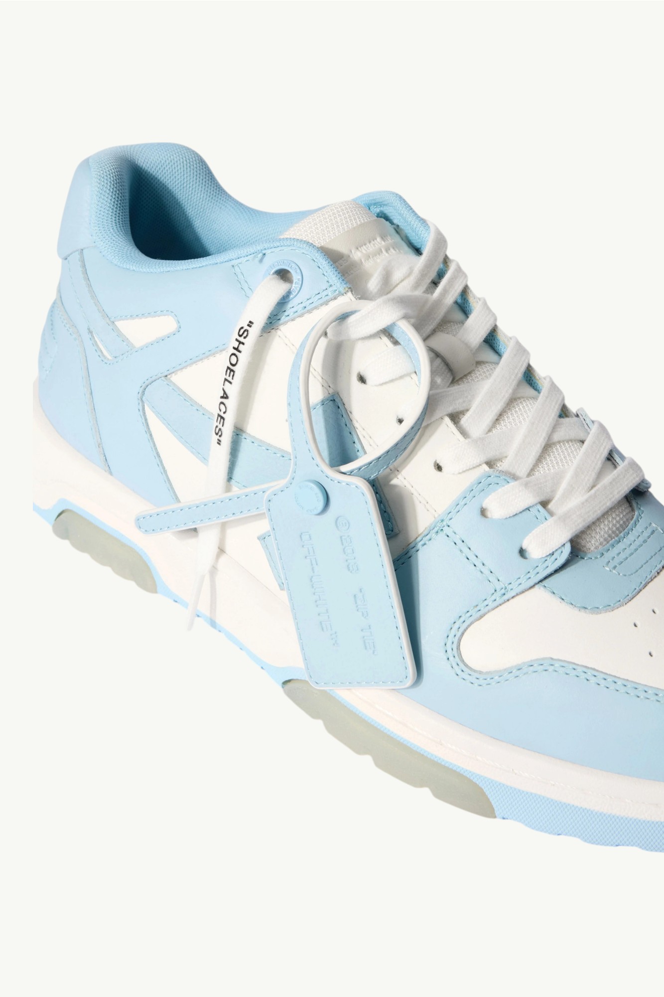 Off-White Out Of Office Sneakers Light Blue - OMIA189C99LEA0070140