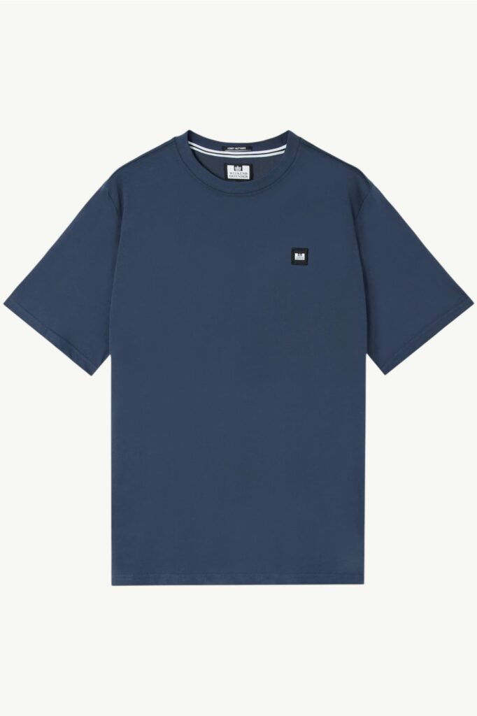 Weekend Offender Brooklands T-Shirt Lagoon Blue - - TS1B01-LAGOON