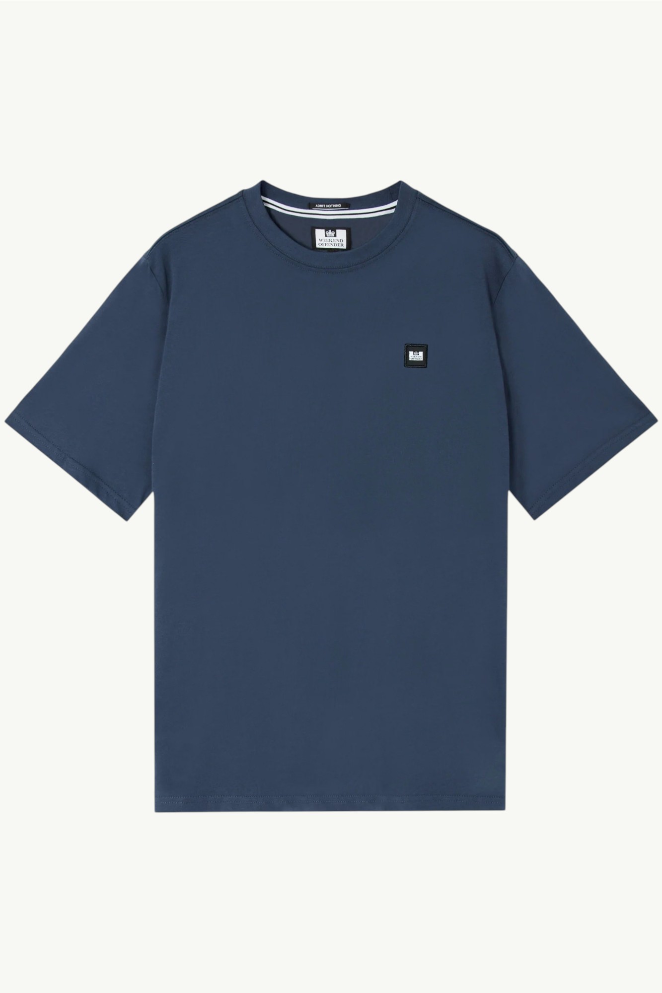 Weekend Offender Brooklands T-Shirt Lagoon Blue - - TS1B01-LAGOON