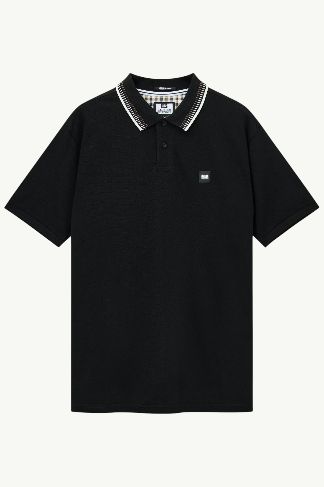 Weekend Offender Rockhampton Polo Shirt Black - PO3B01-BLACK