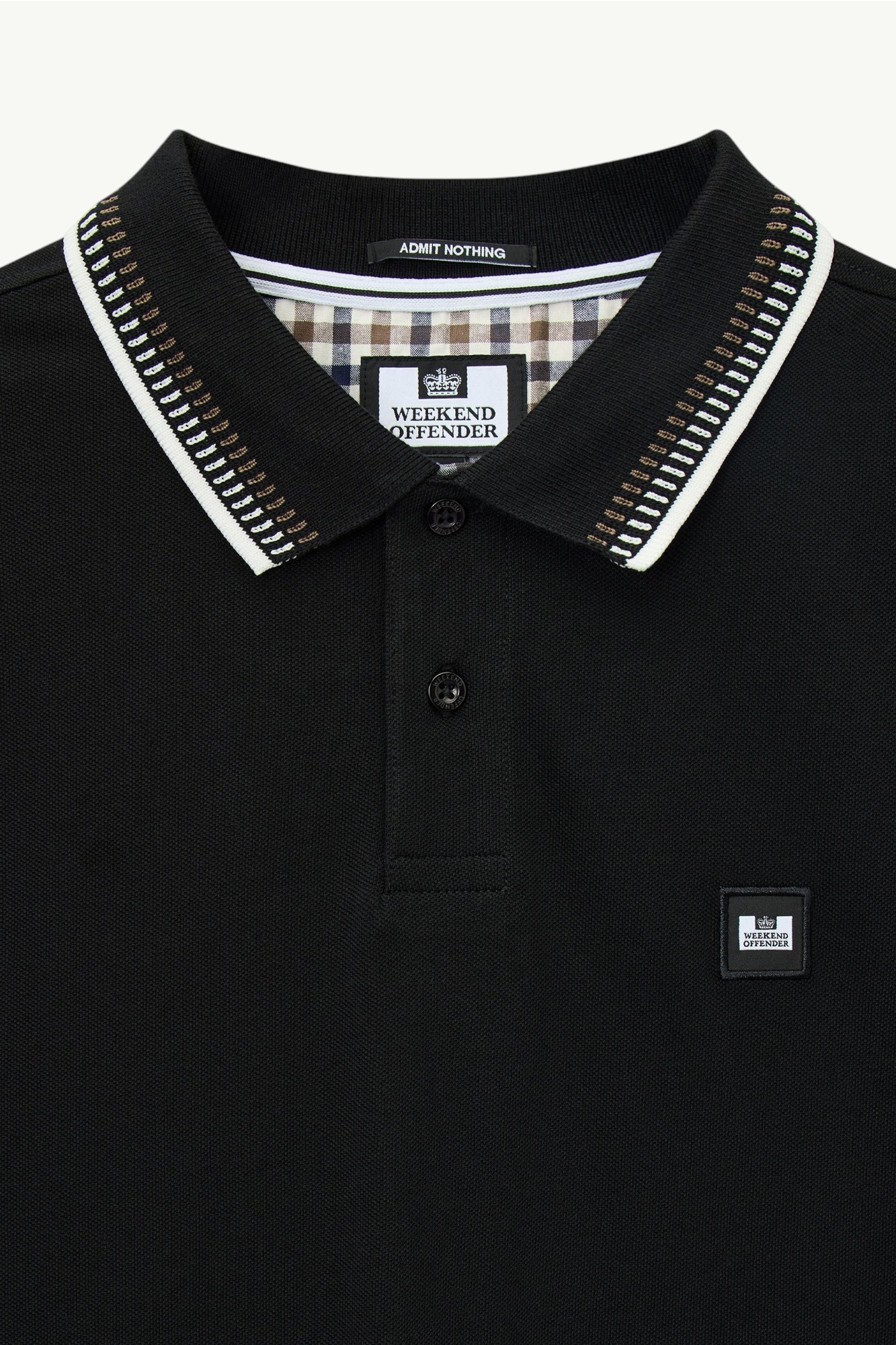 Weekend Offender Rockhampton Polo Shirt Black - PO3B01-BLACK