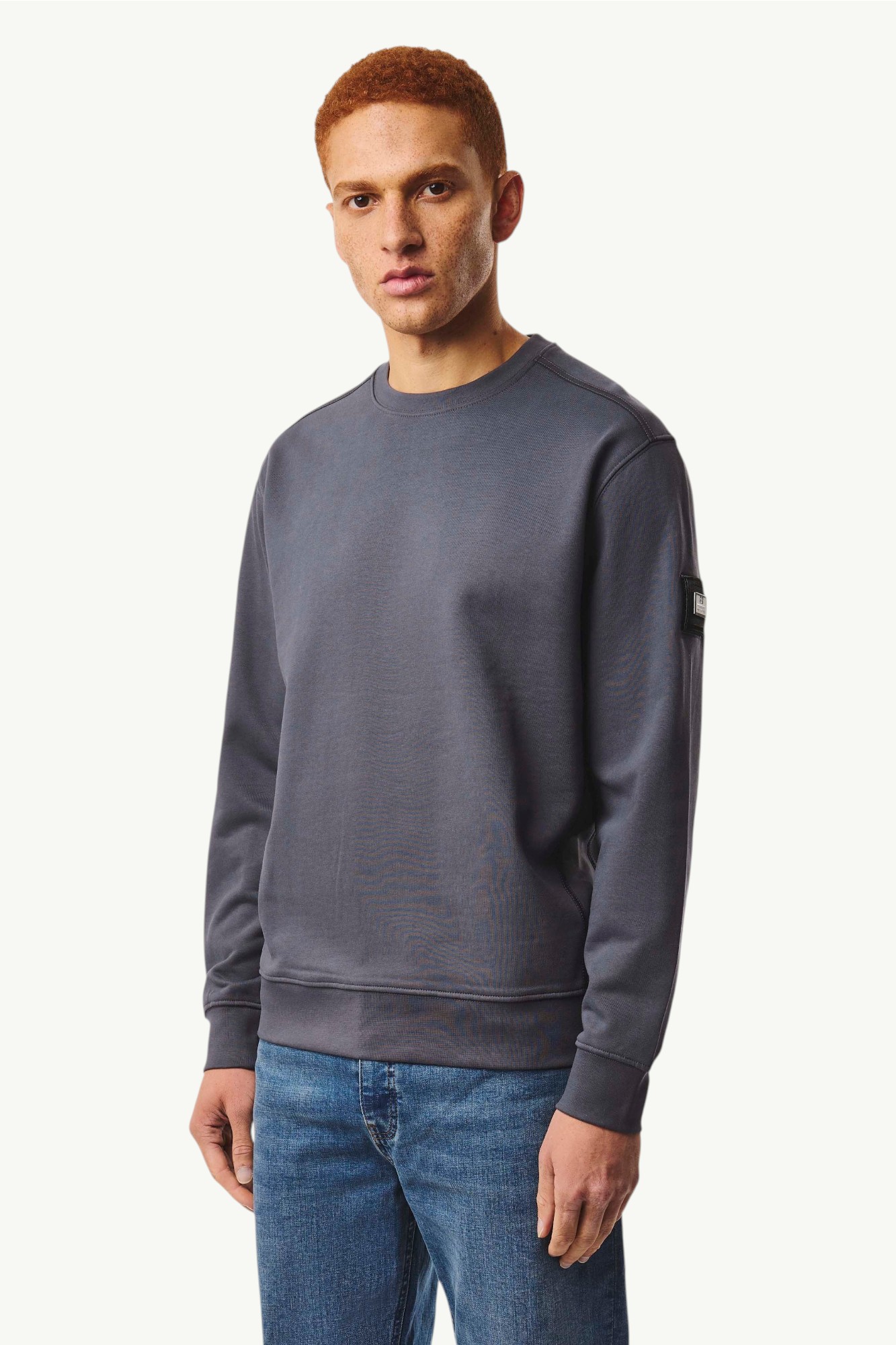 Weekend Offender Thunder Sweatshirt Ash Grey- SW3B18-ASHGREY