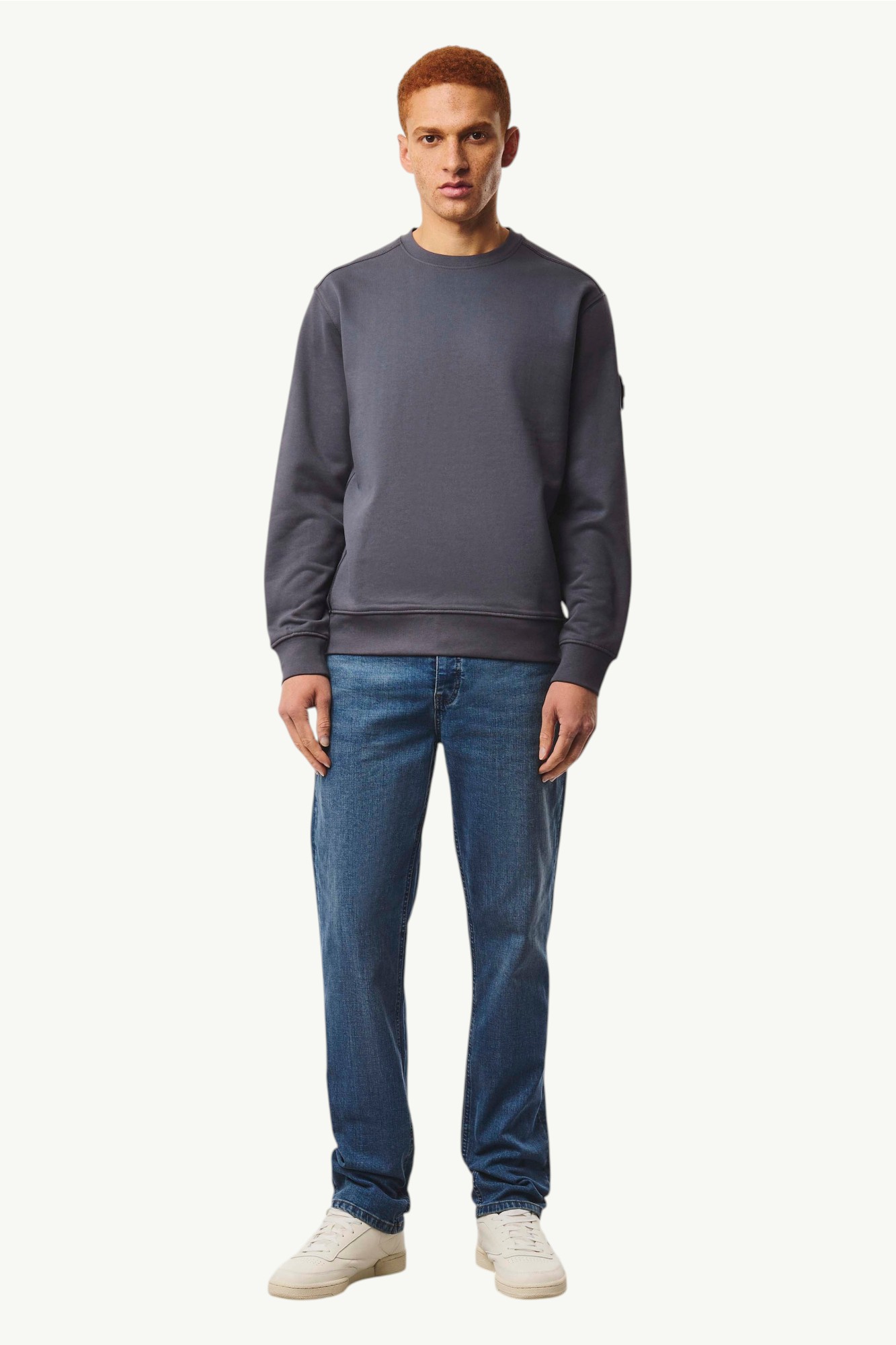 Weekend Offender Thunder Sweatshirt Ash Grey- SW3B18-ASHGREY
