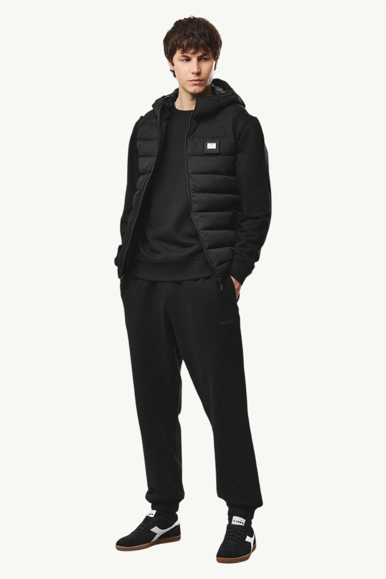 Weekend Offender Toronto Gilet Black - JK3B29-BLACK
