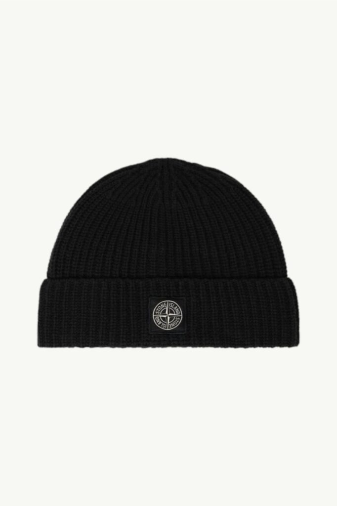 Stone Island Light RWS Geelong Wool Hat Black L2S15N100012S00B4V0029