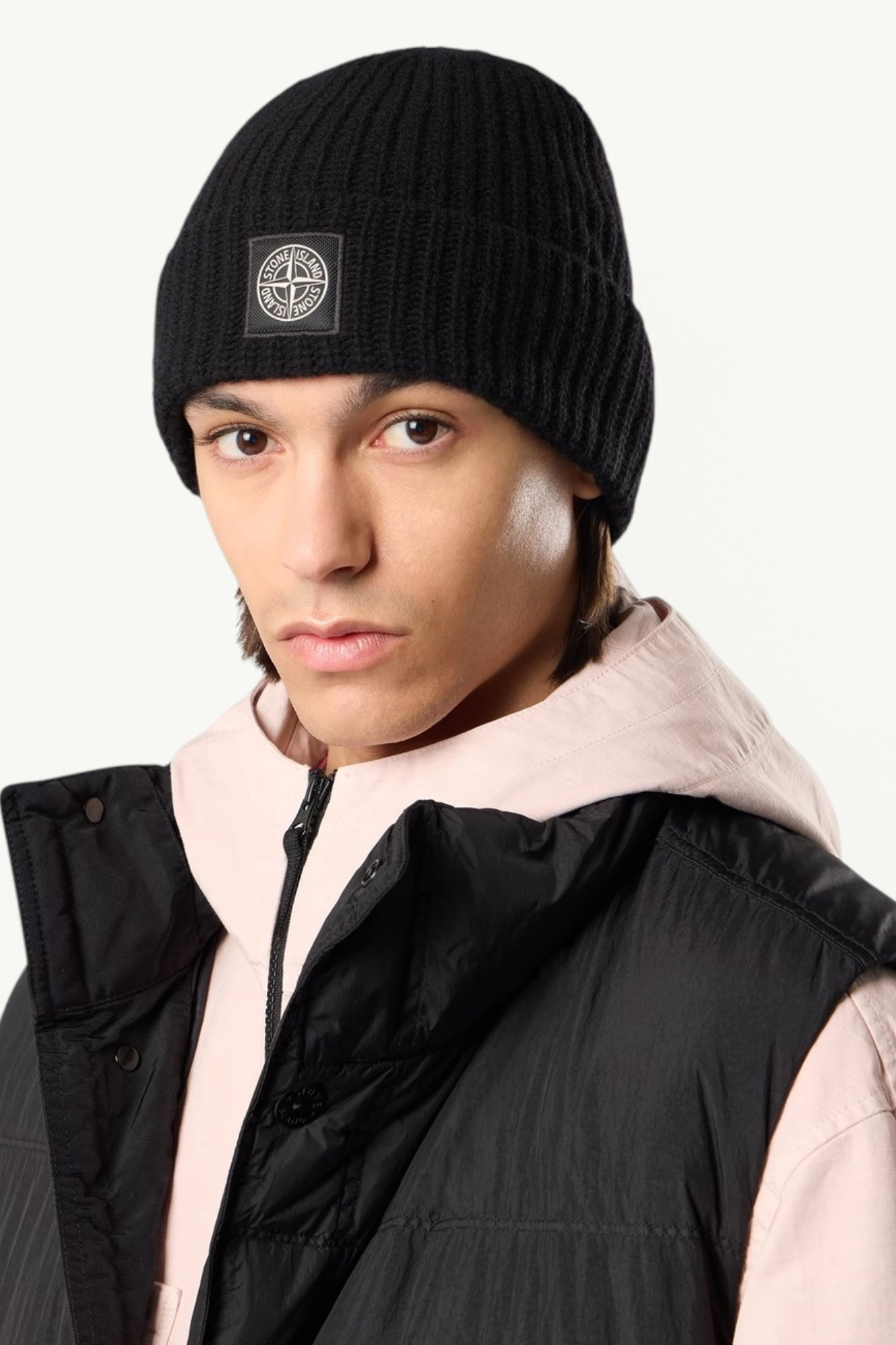 Stone Island Light RWS Geelong Wool Hat Black L2S15N100012S00B4V0029