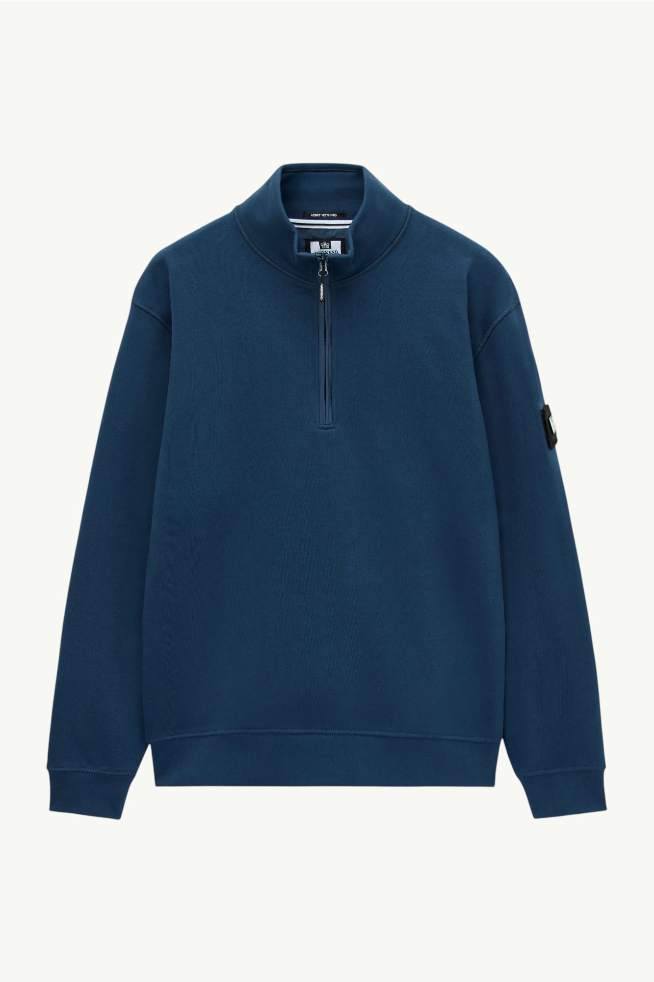 Weekend Offender Kraviz Quarter Zip Sweatshirt Lagoon Blue - SW3B16-LAGOON