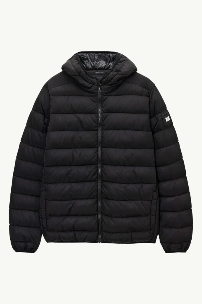 Weekend Offender La Guardia Puffer Jacket Black - JK3A02-BLACK