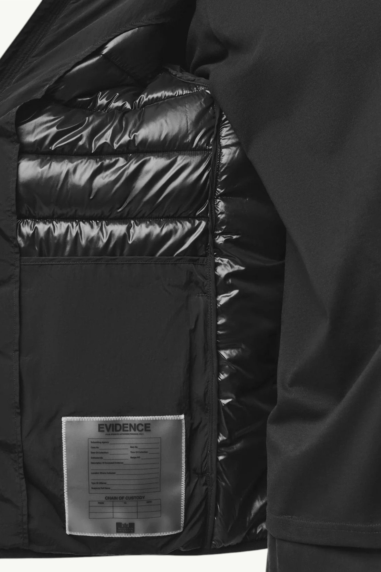 Weekend Offender La Guardia Puffer Jacket Black - JK3A02-BLACK