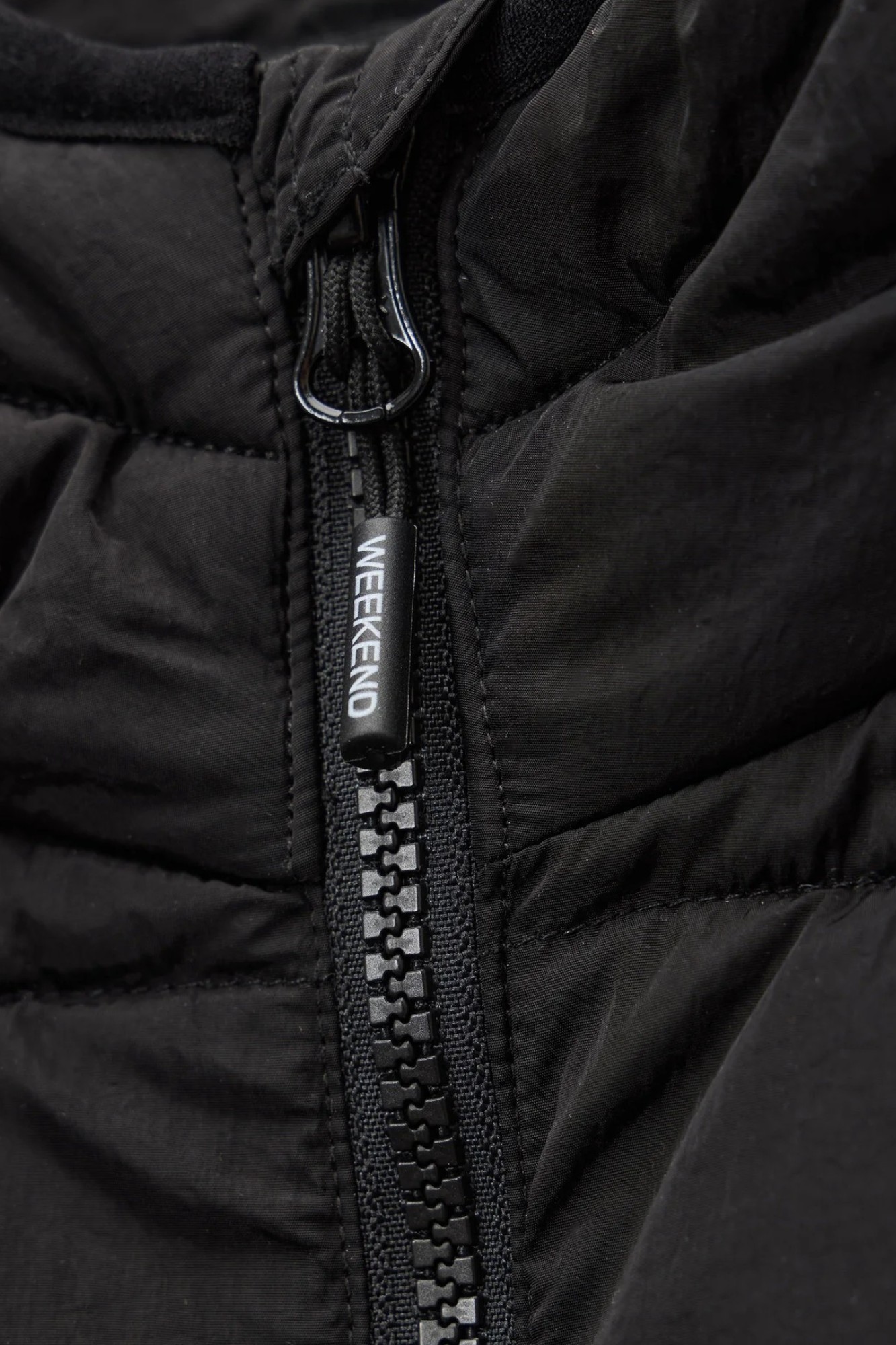 Weekend Offender La Guardia Puffer Jacket Black - JK3A02-BLACK