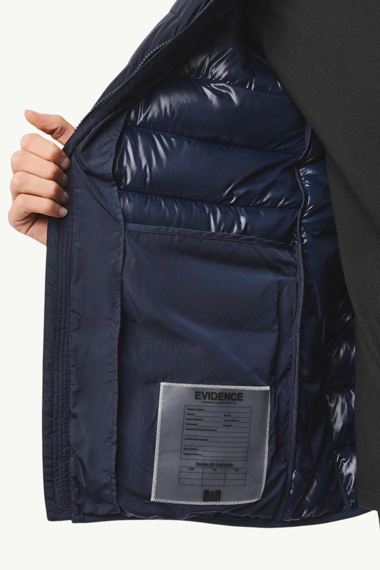 Weekend Offender La Guardia Puffer Jacket Navy - JK3A02-NAVY