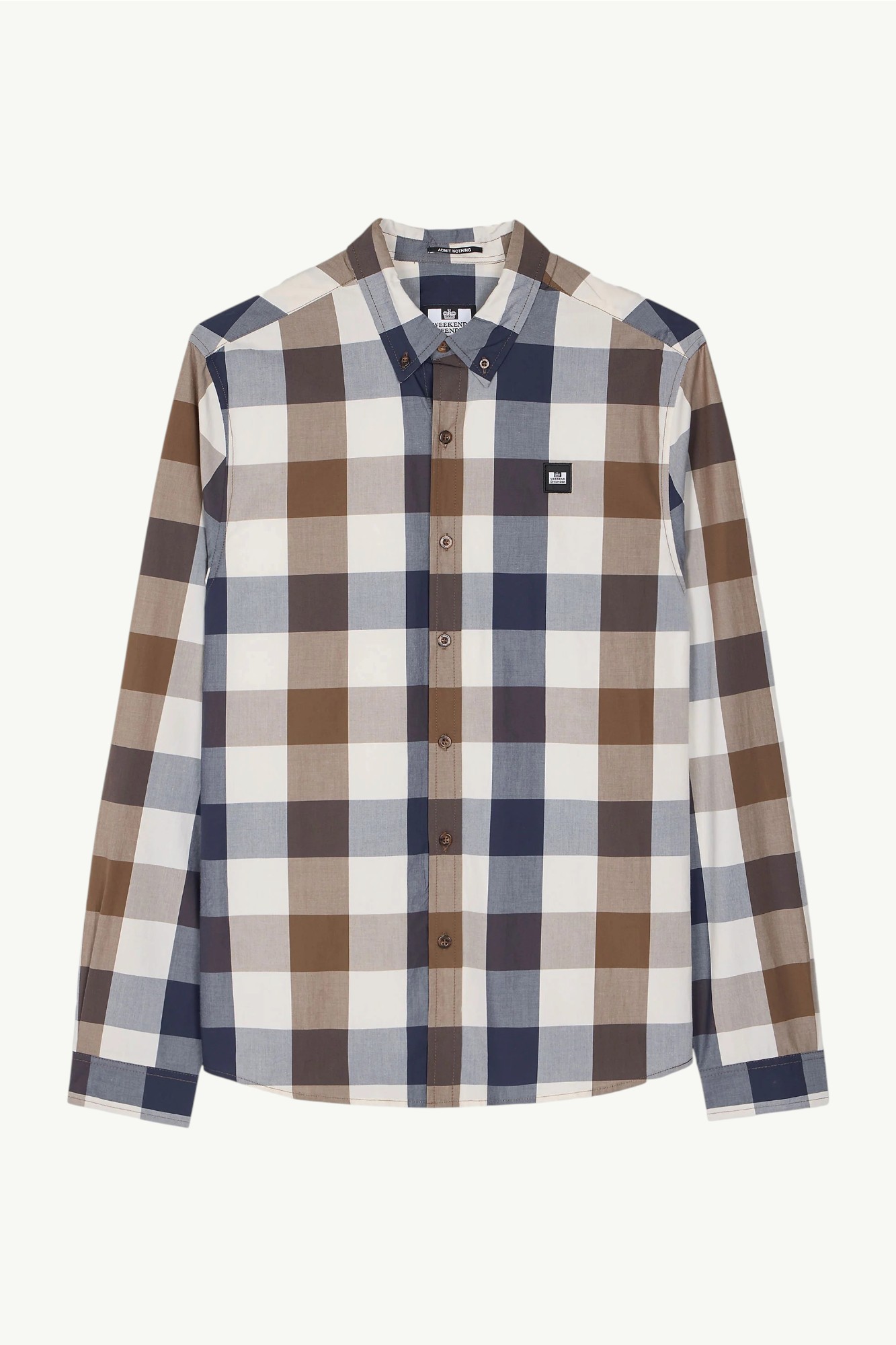 Weekend Offender Lisbon Long Sleeve Shirt Large House Check - SHSS2410-LAHOUCH