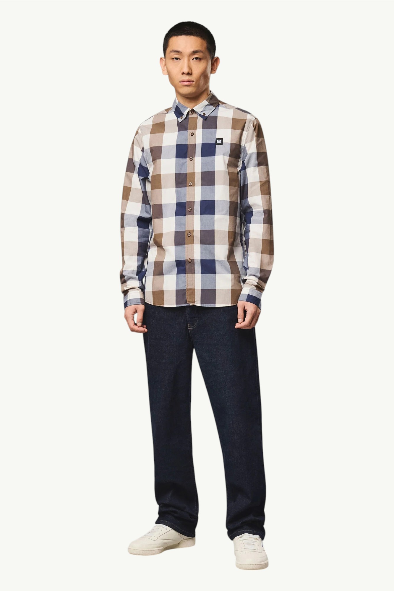 Weekend Offender Lisbon Long Sleeve Shirt Large House Check - SHSS2410-LAHOUCH