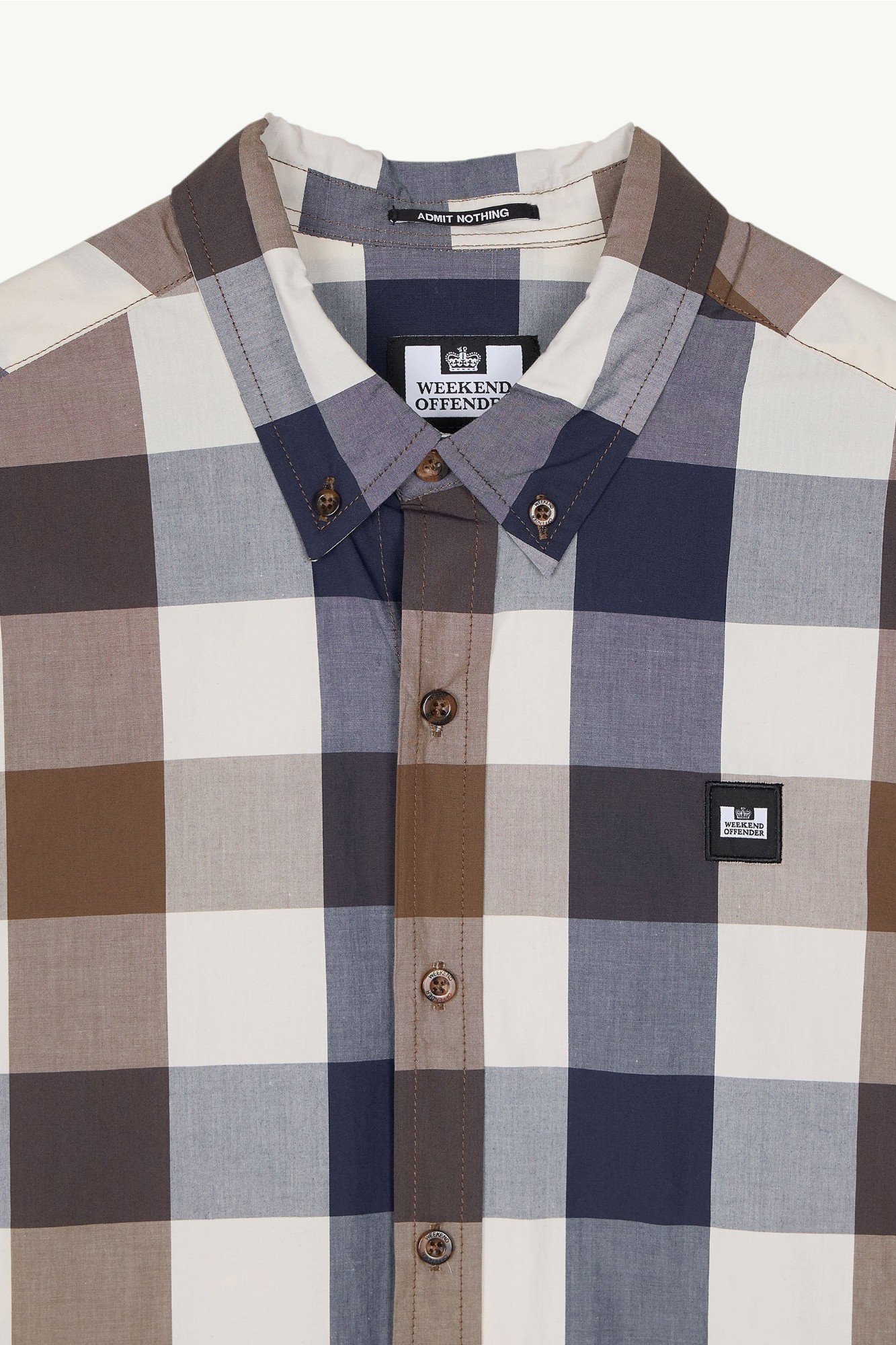 Weekend Offender Lisbon Long Sleeve Shirt Large House Check - SHSS2410-LAHOUCH